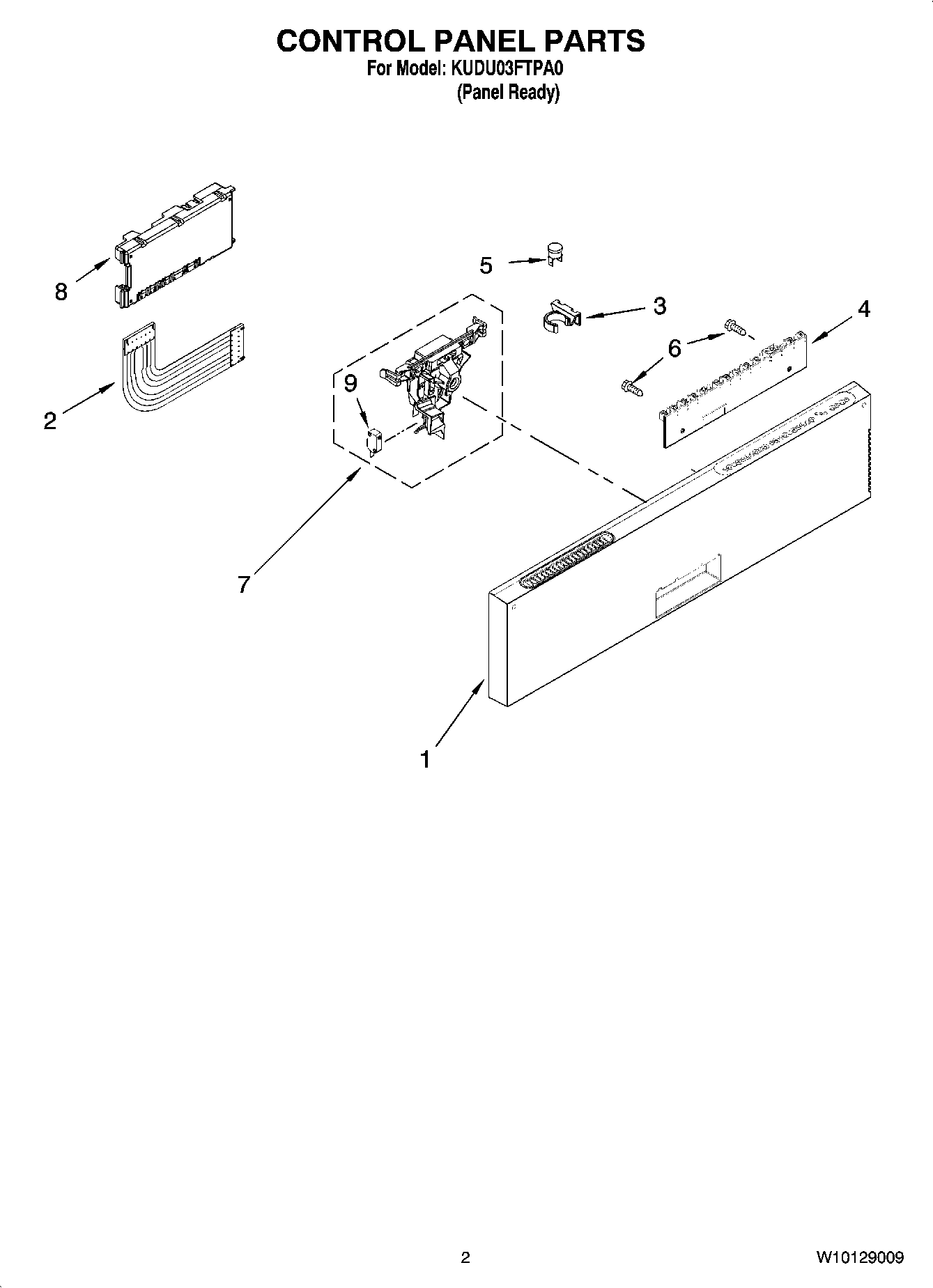 02 - CONTROL PANEL PARTS