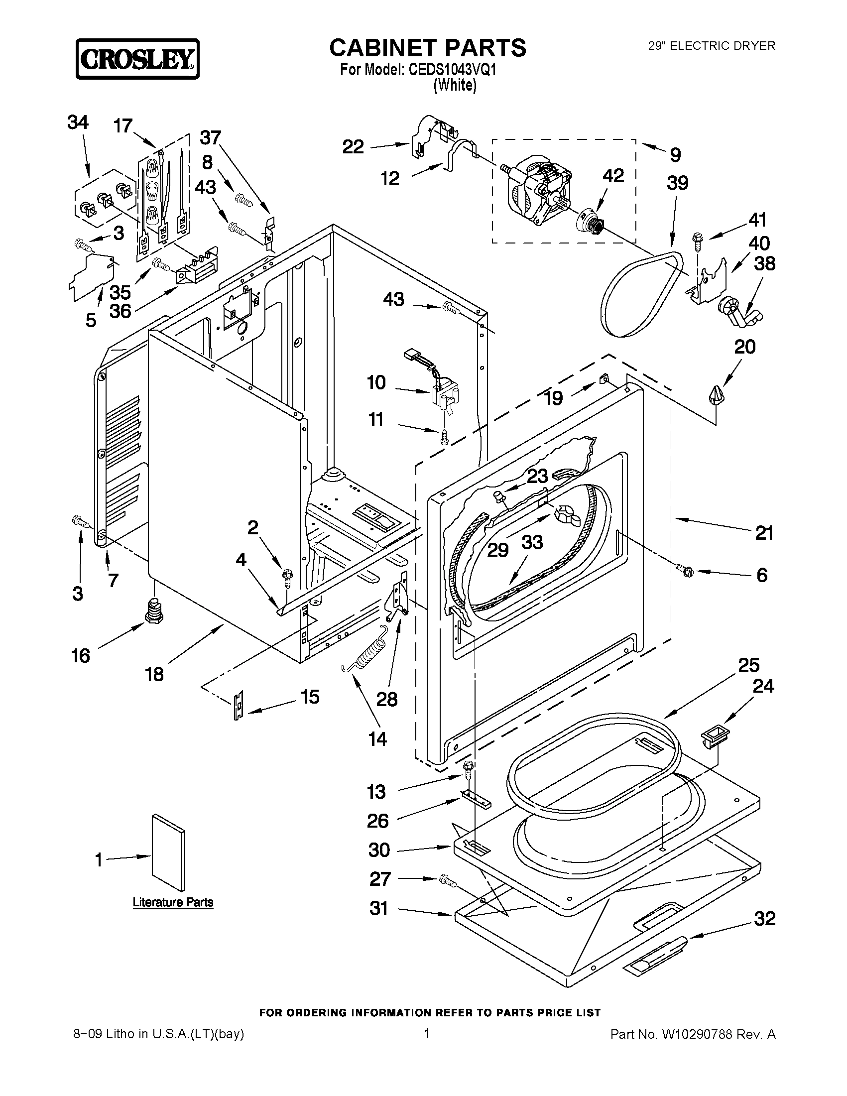01 - CABINET PARTS