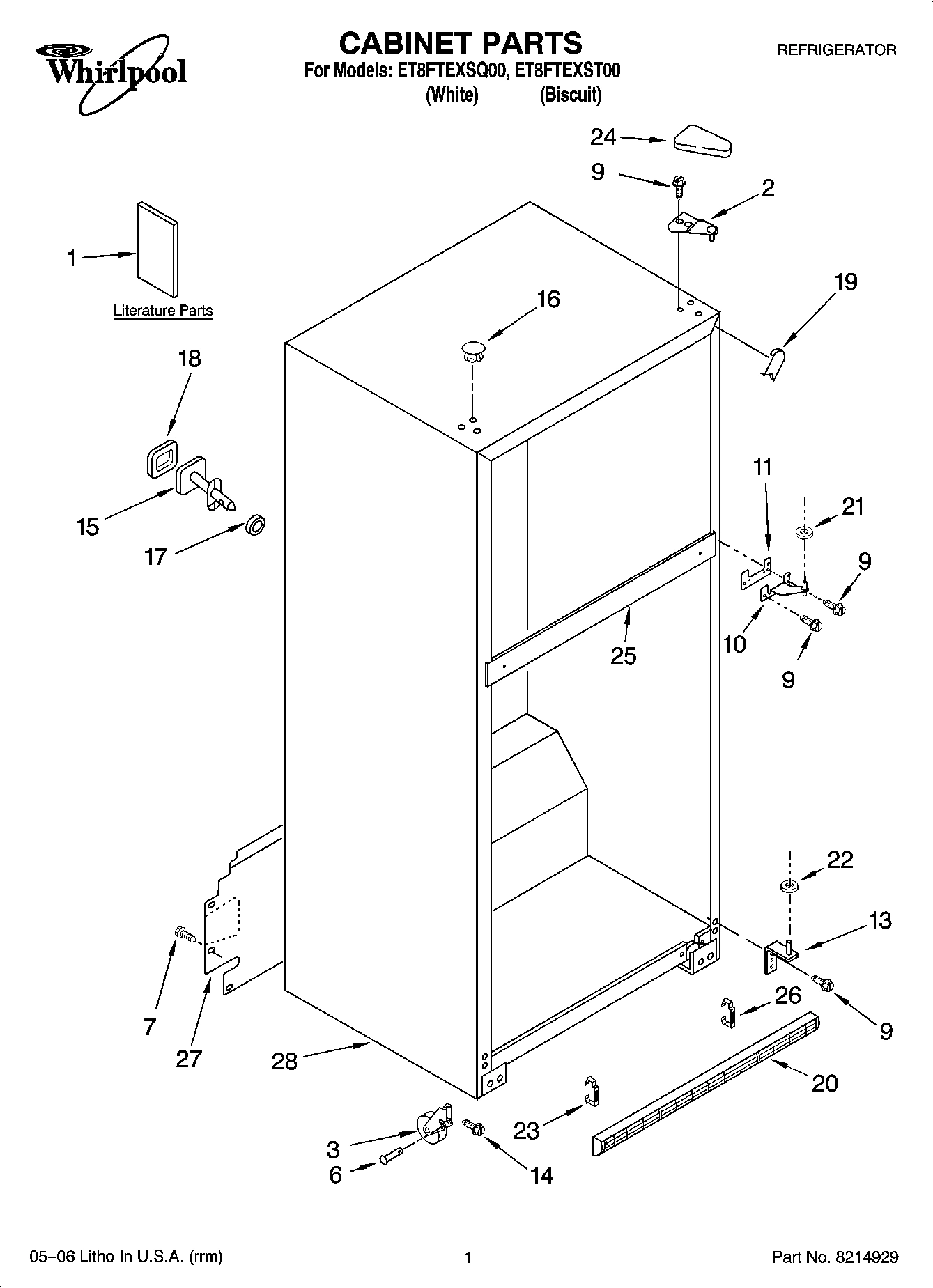 01 - CABINET PARTS