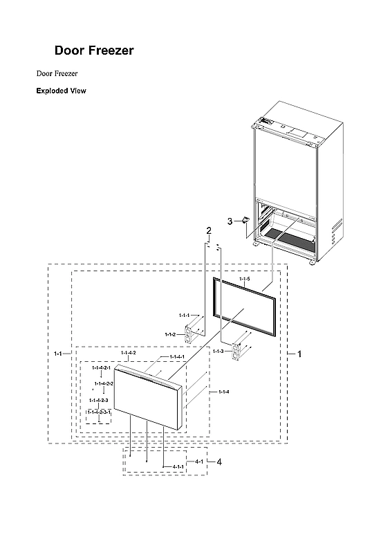 RIGHT REFRIGERATOR DOOR PARTS