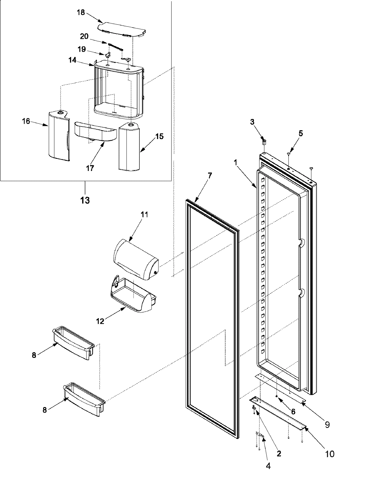 17 - REFRIGERATOR DOOR