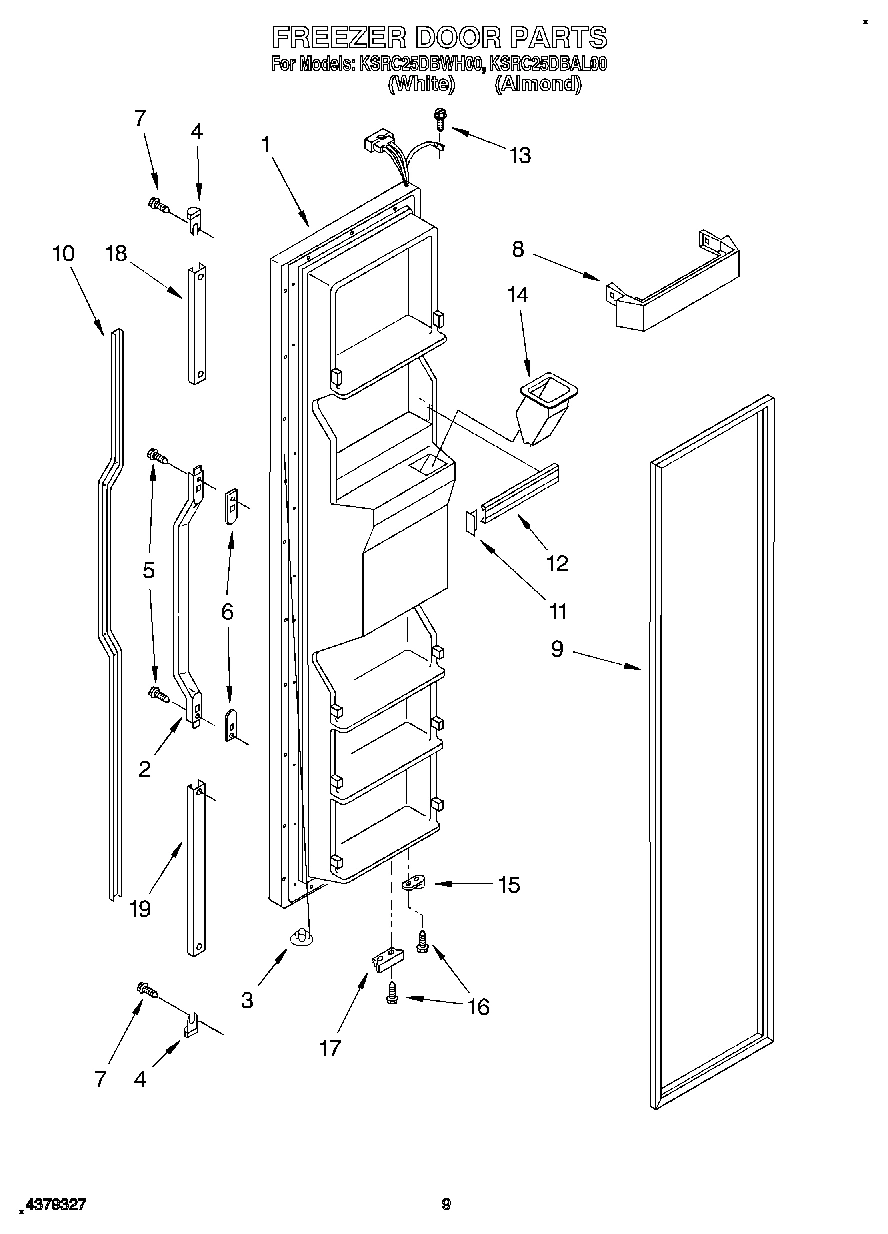 07 - FREEZER DOOR