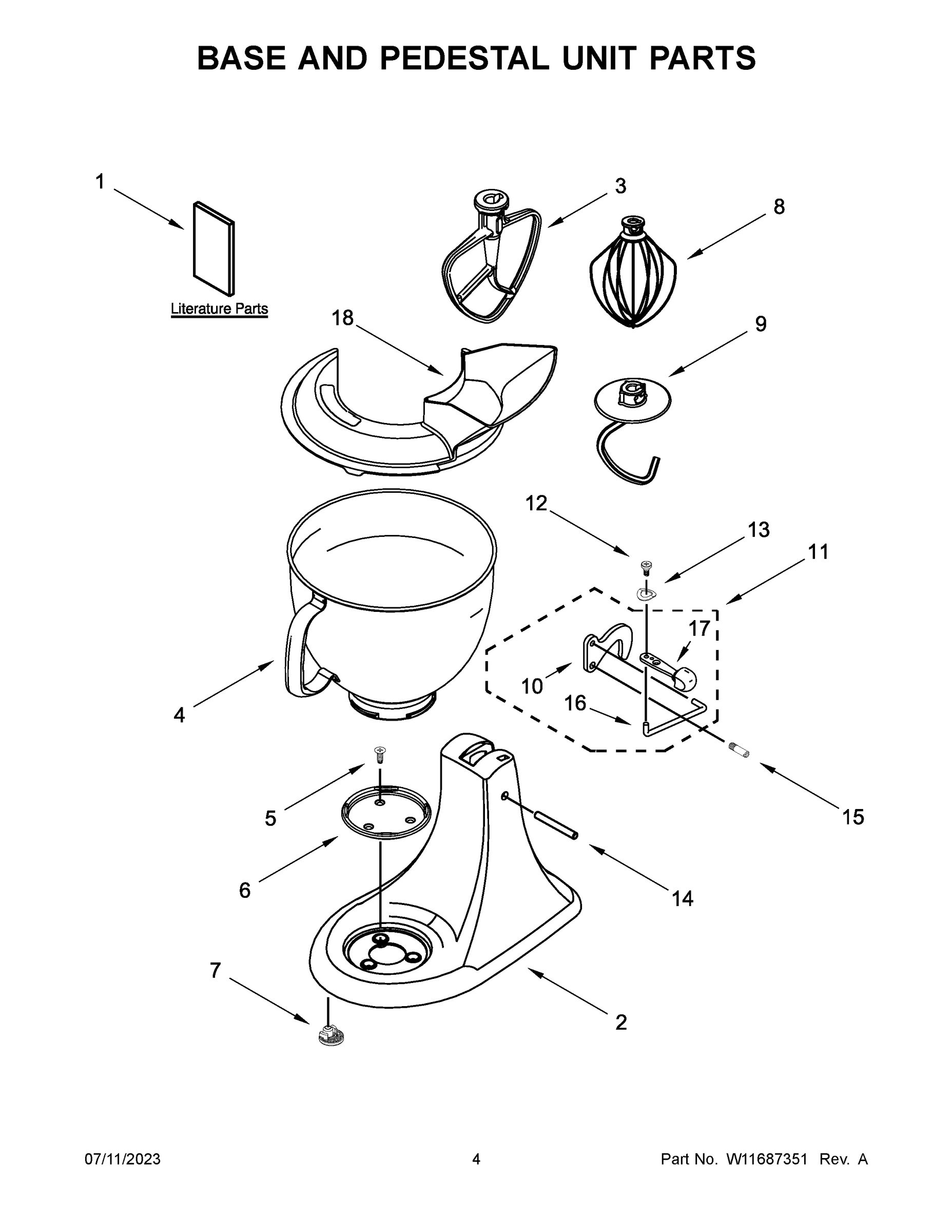 03 - BASE AND PEDESTAL UNIT PARTS