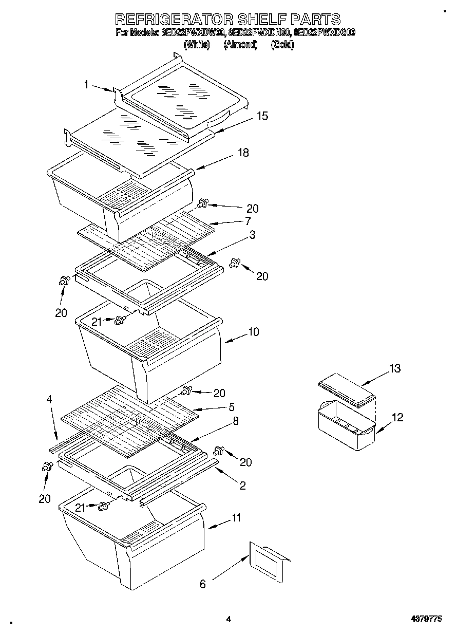 03 - REFRIGERATOR SHELF