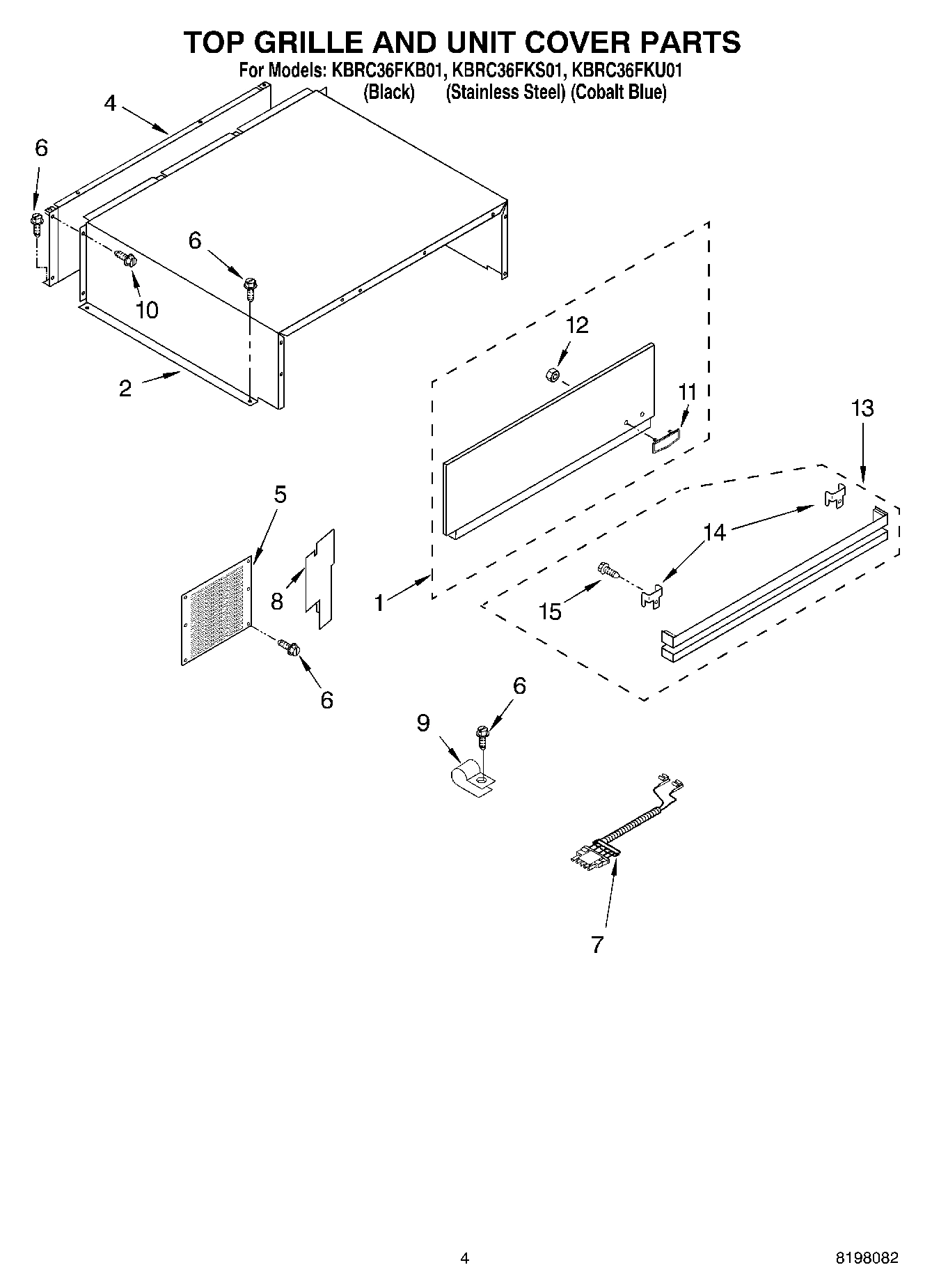 03 - TOP GRILLE AND UNIT COVER