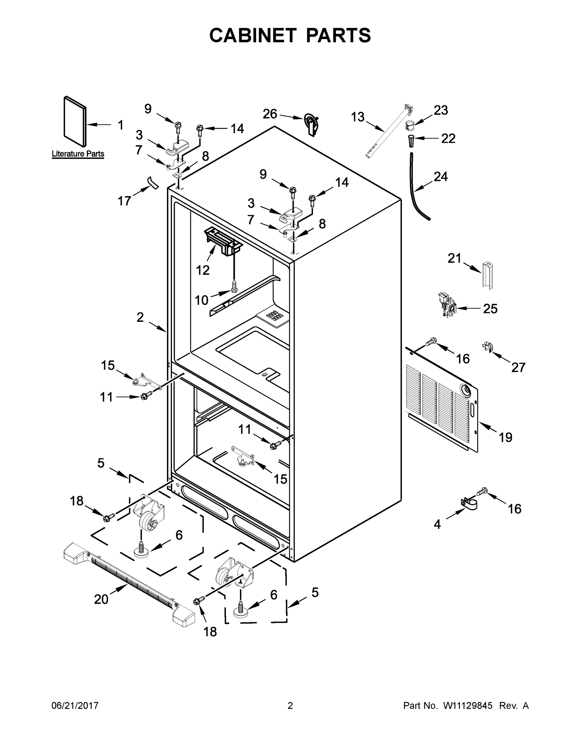 02 - CABINET PARTS