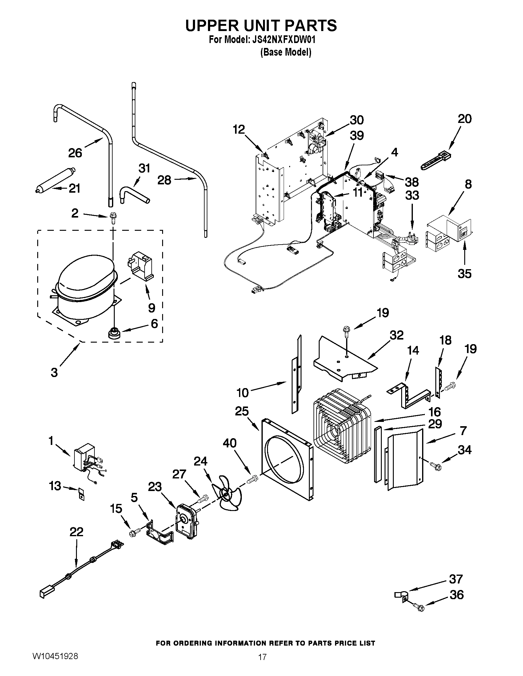 11 - UPPER UNIT PARTS
