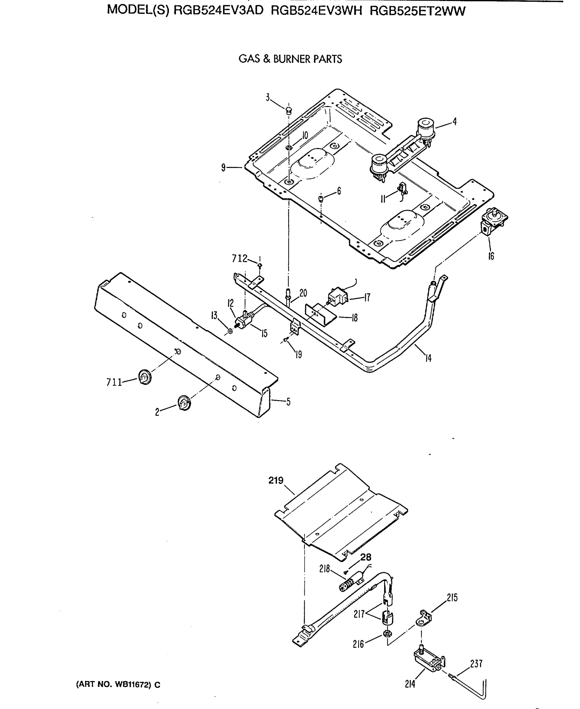 GAS & BURNER PARTS