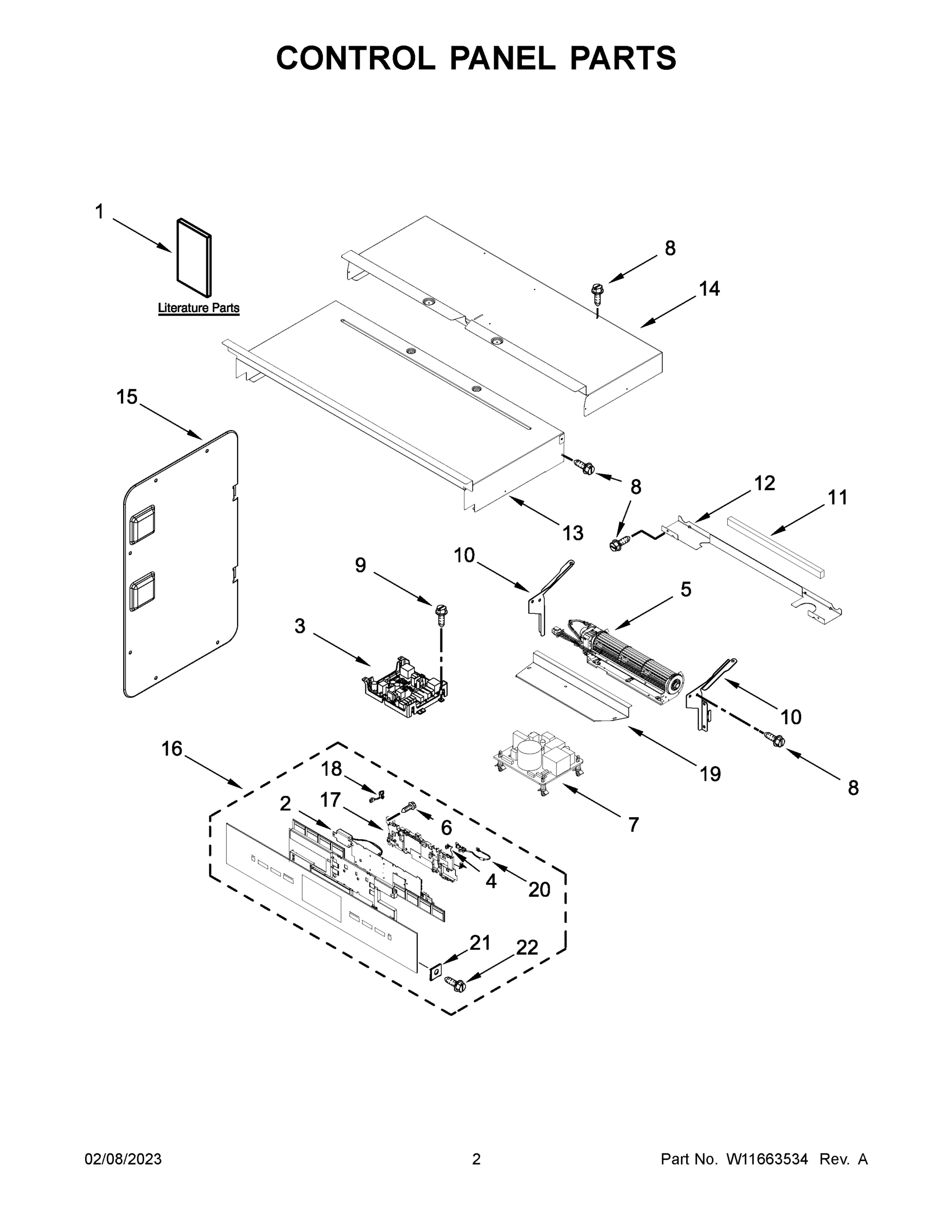 02 - CONTROL PANEL PARTS