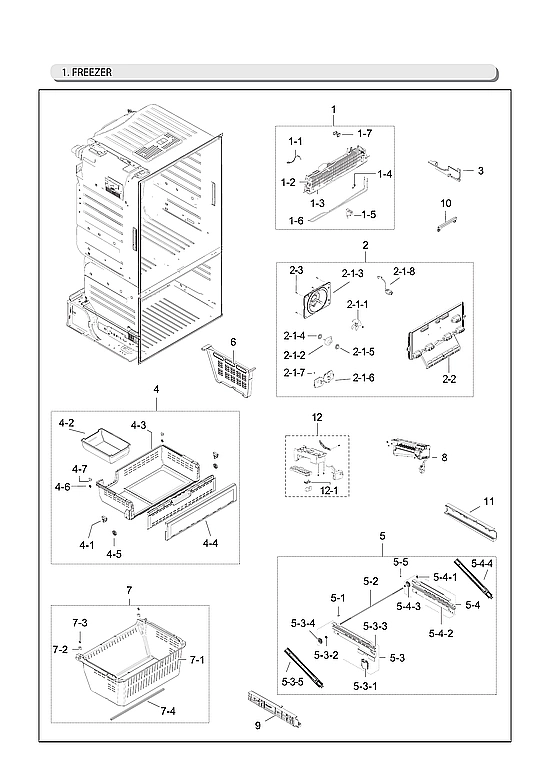 FREEZER PARTS
