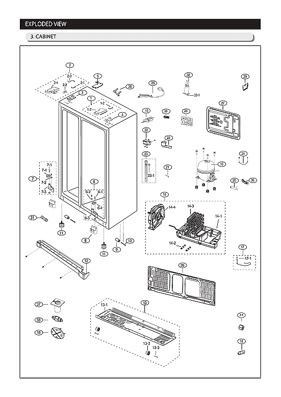 CABINET PARTS