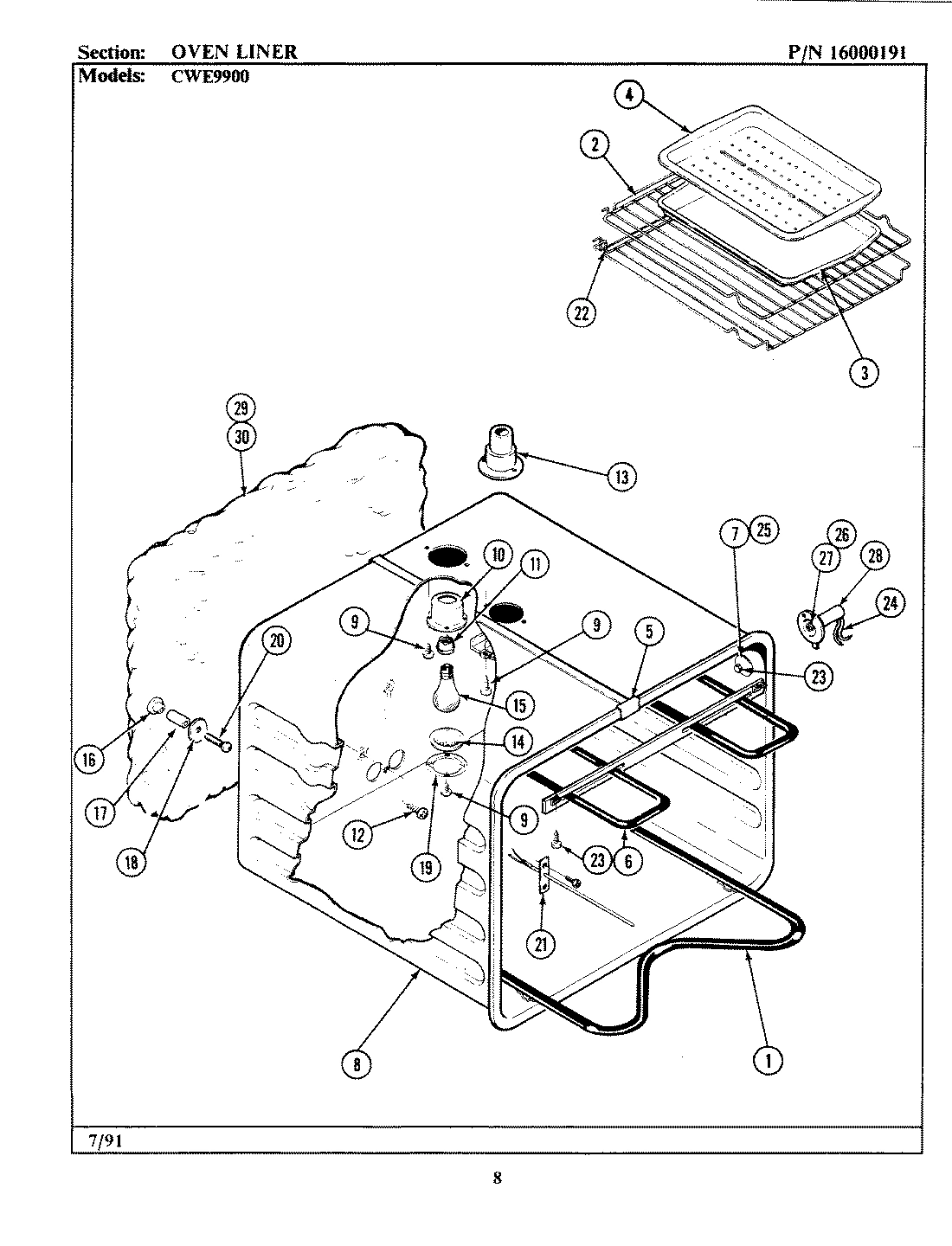 07 - OVEN LINER