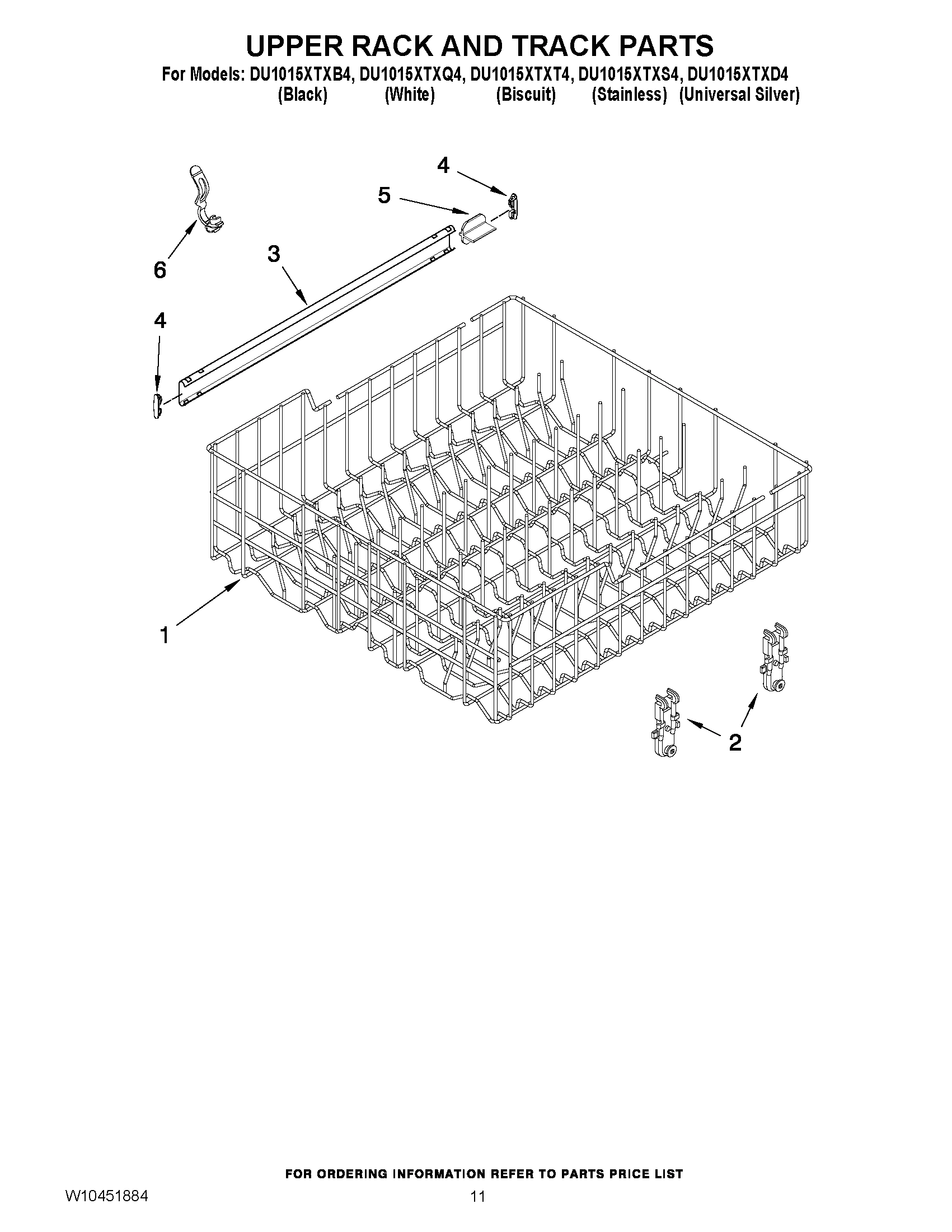 09 - UPPER RACK AND TRACK PARTS