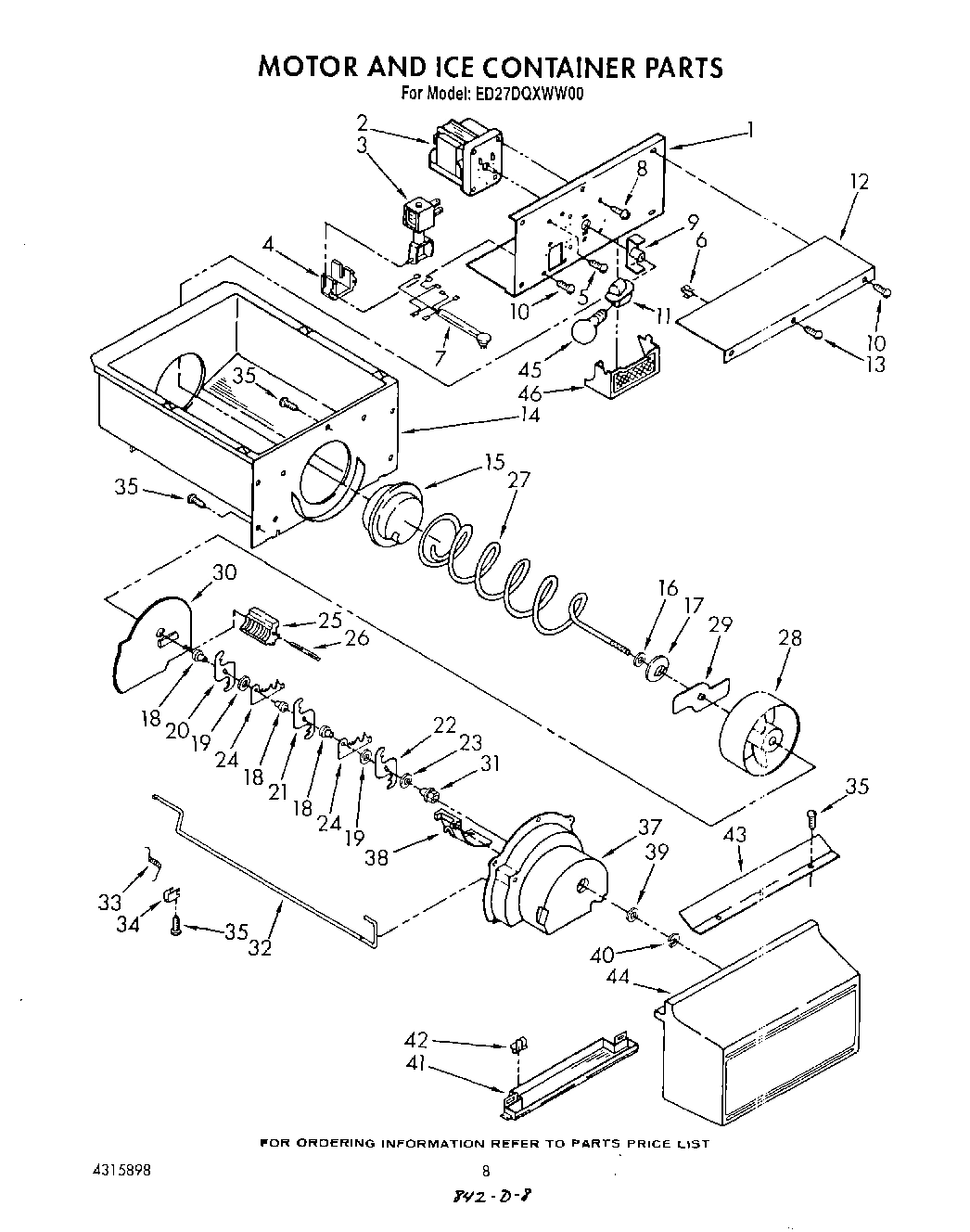 06 - MOTOR AND ICE CONTAINER
