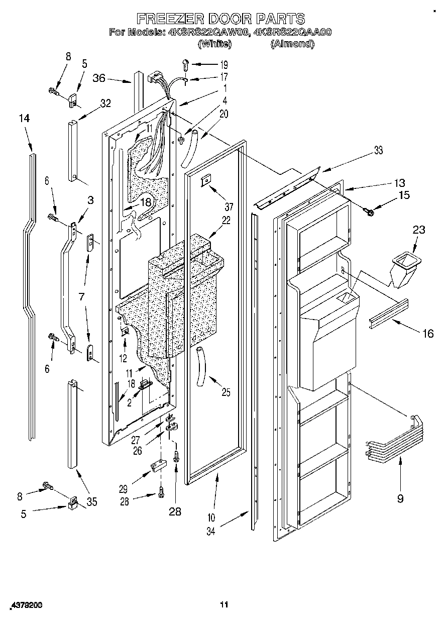 07 - FREEZER DOOR