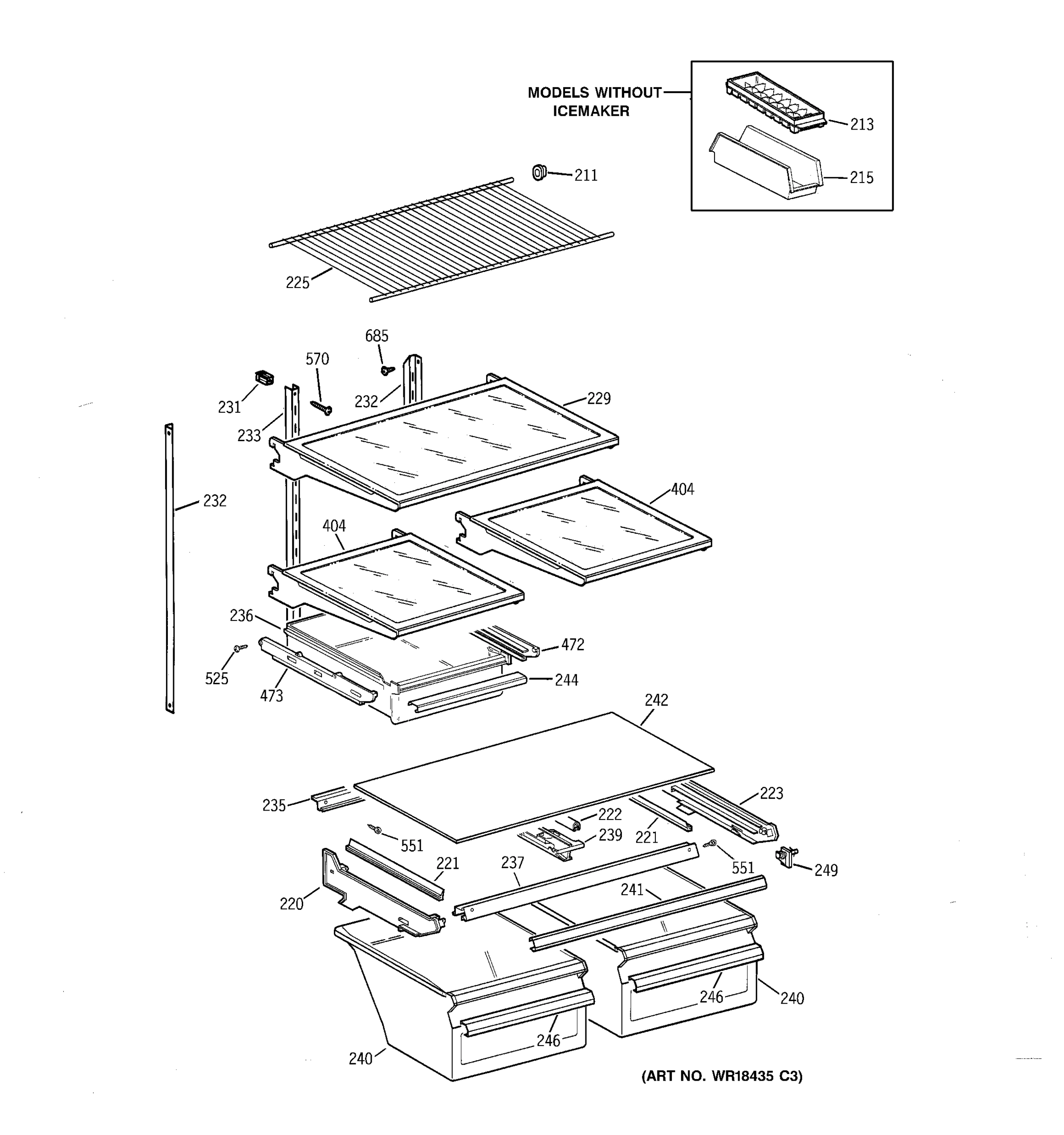 SHELF PARTS