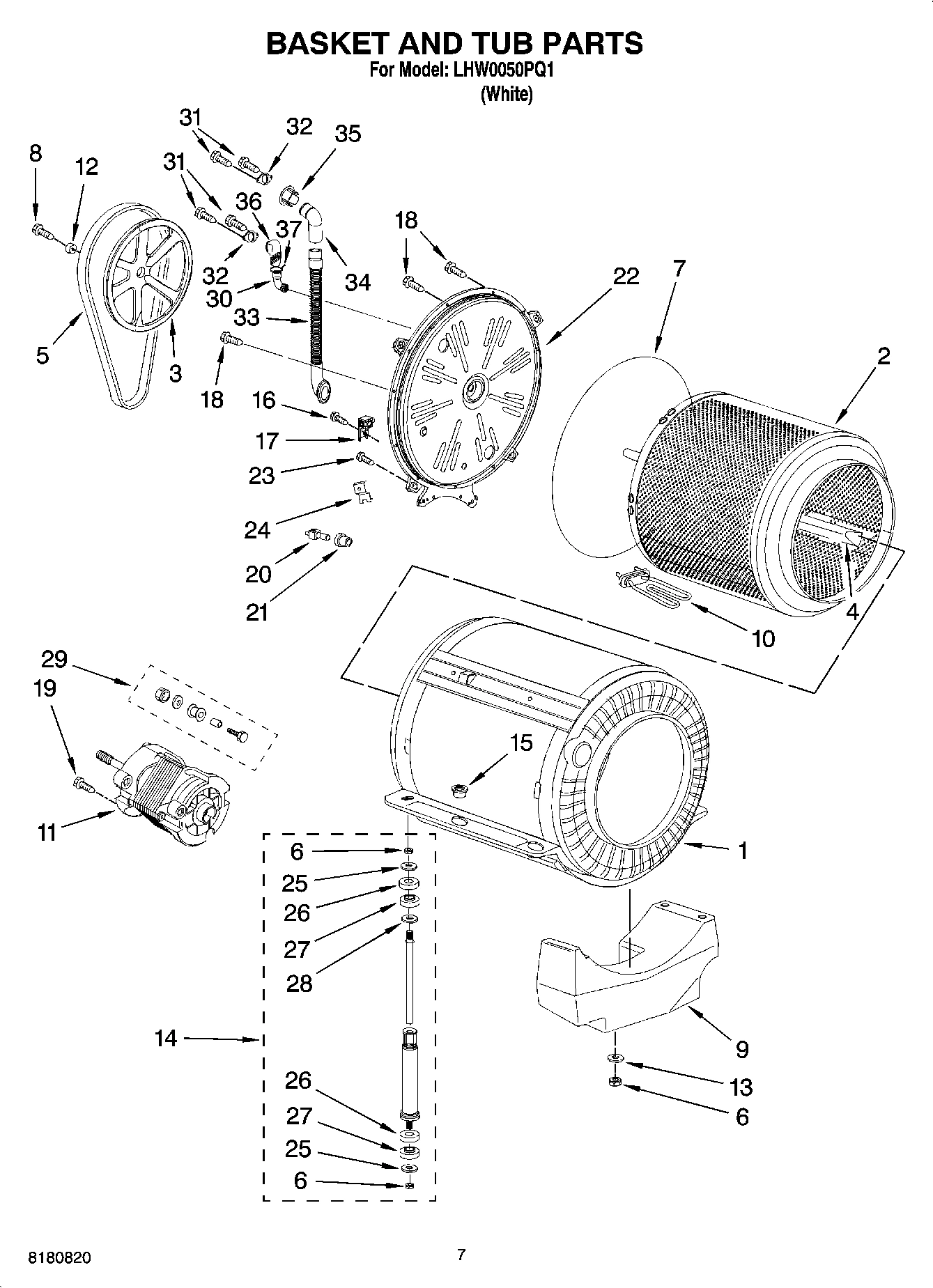 05 - BASKET AND TUB PARTS