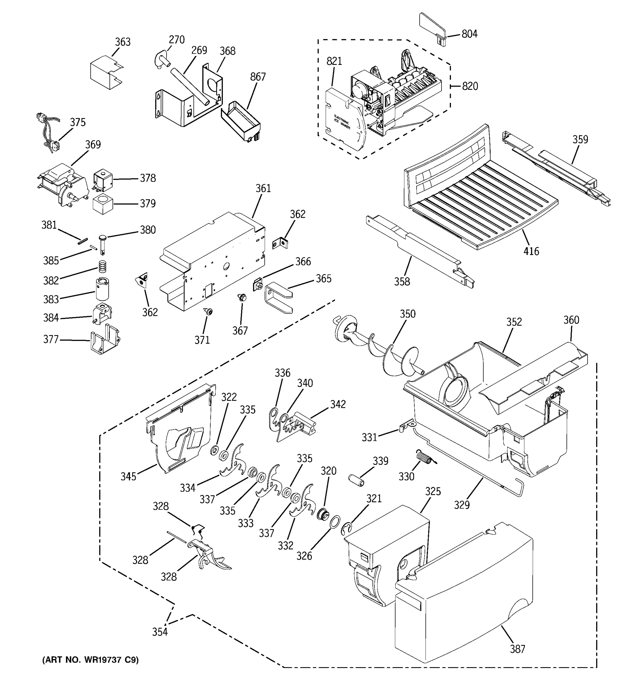 ICE MAKER & DISPENSER
