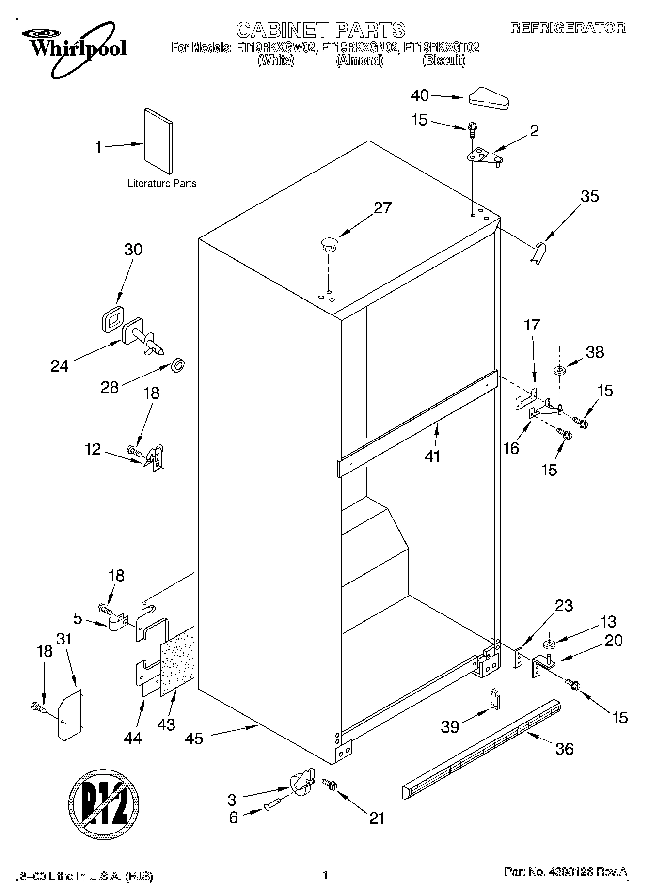 01 - CABINET, LITERATURE