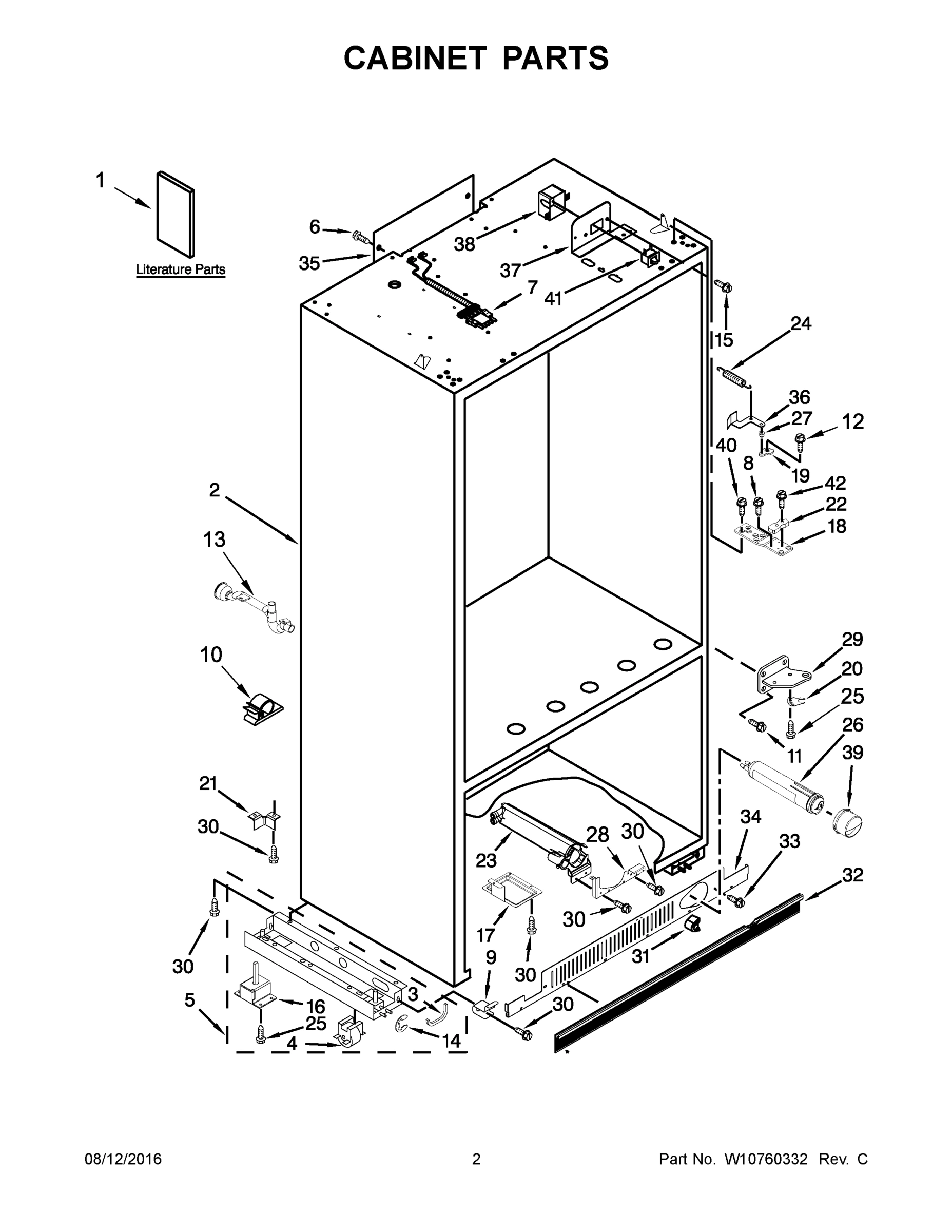 02 - CABINET PARTS