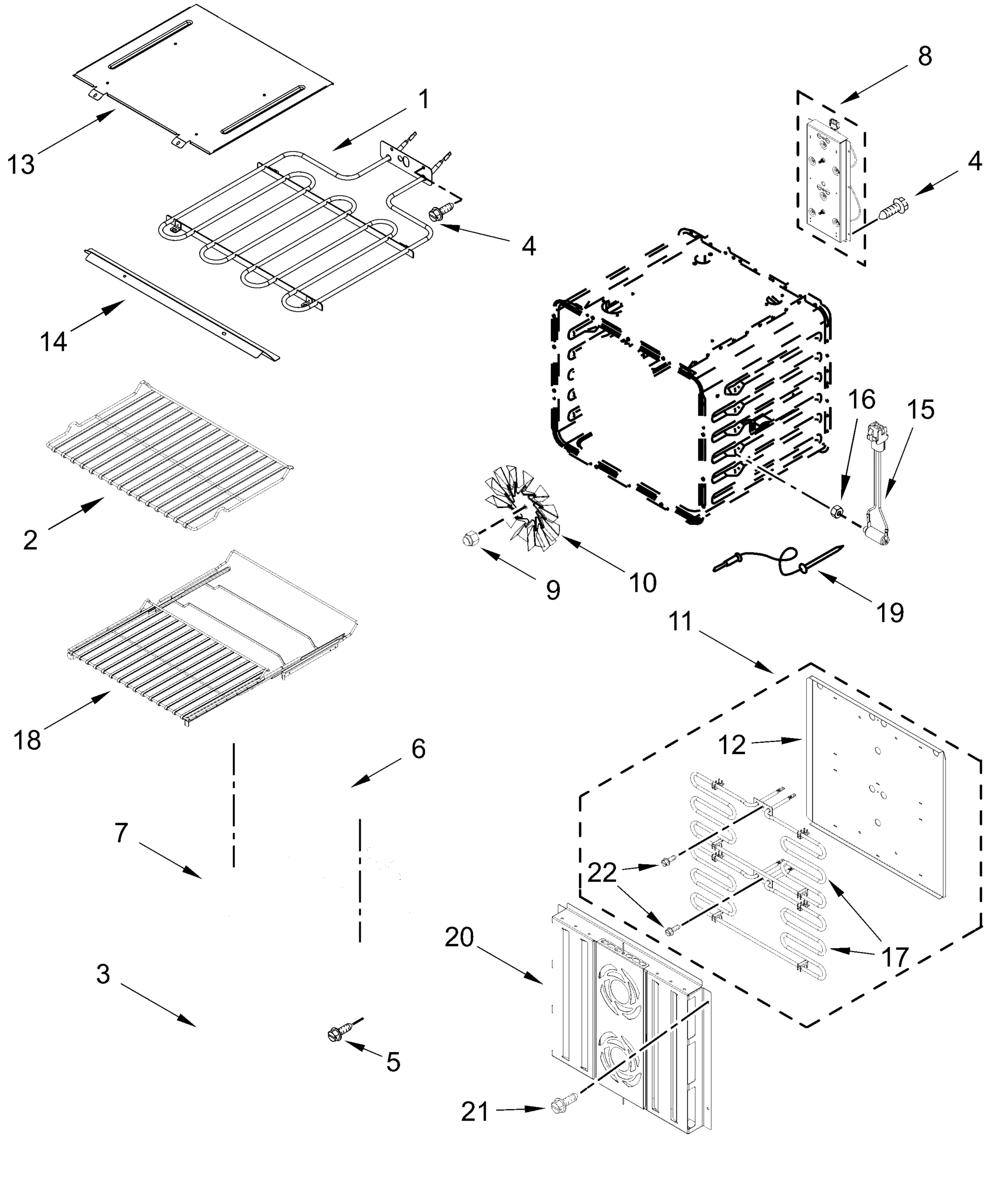 INTERNAL OVEN PARTS