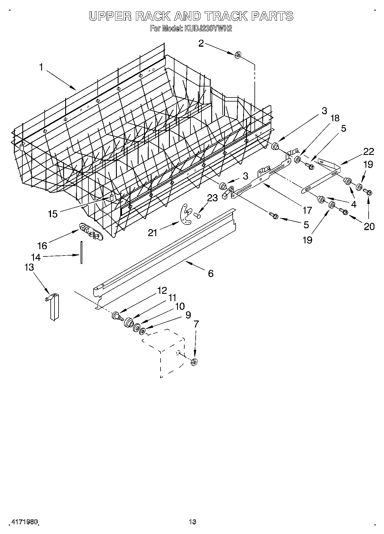 10 - UPPER RACK AND TRACK