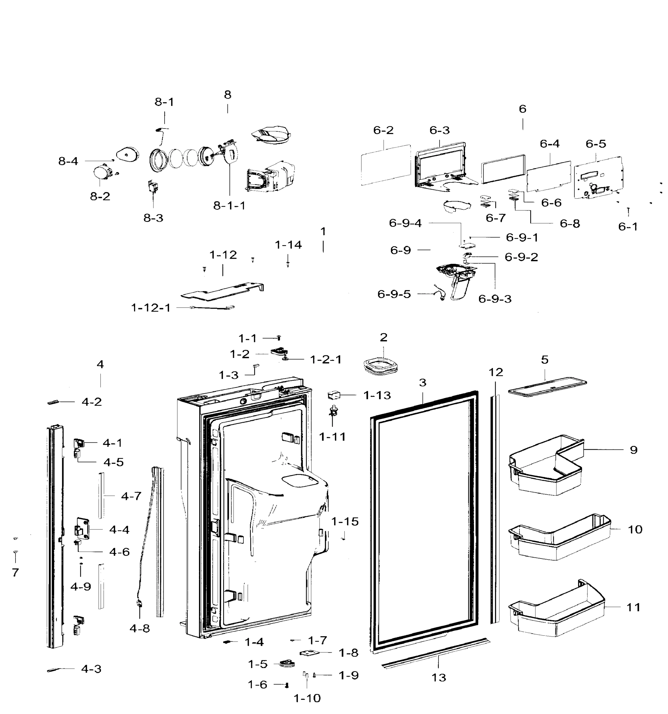 FRIDGE DOOR LT