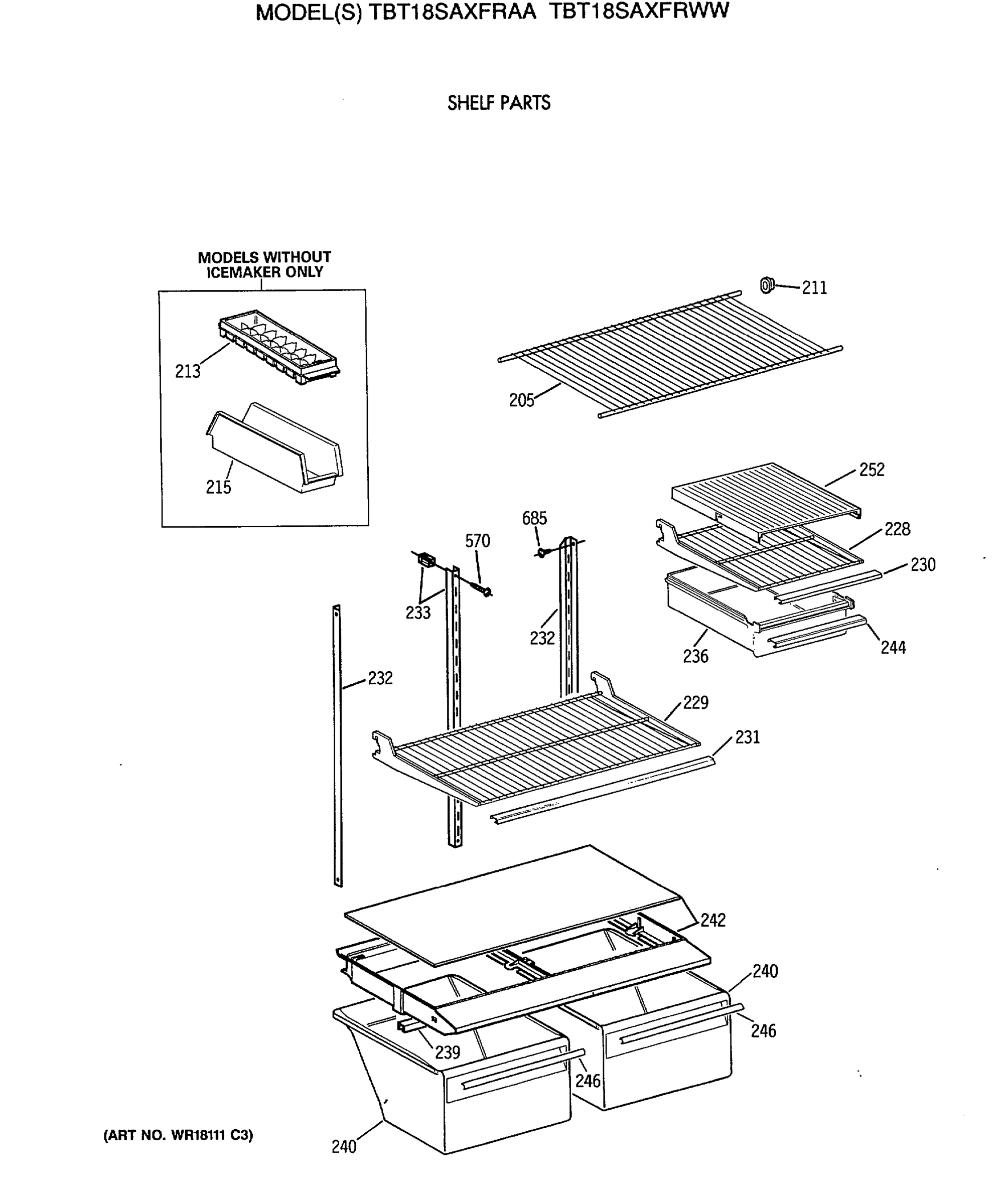 SHELF PARTS