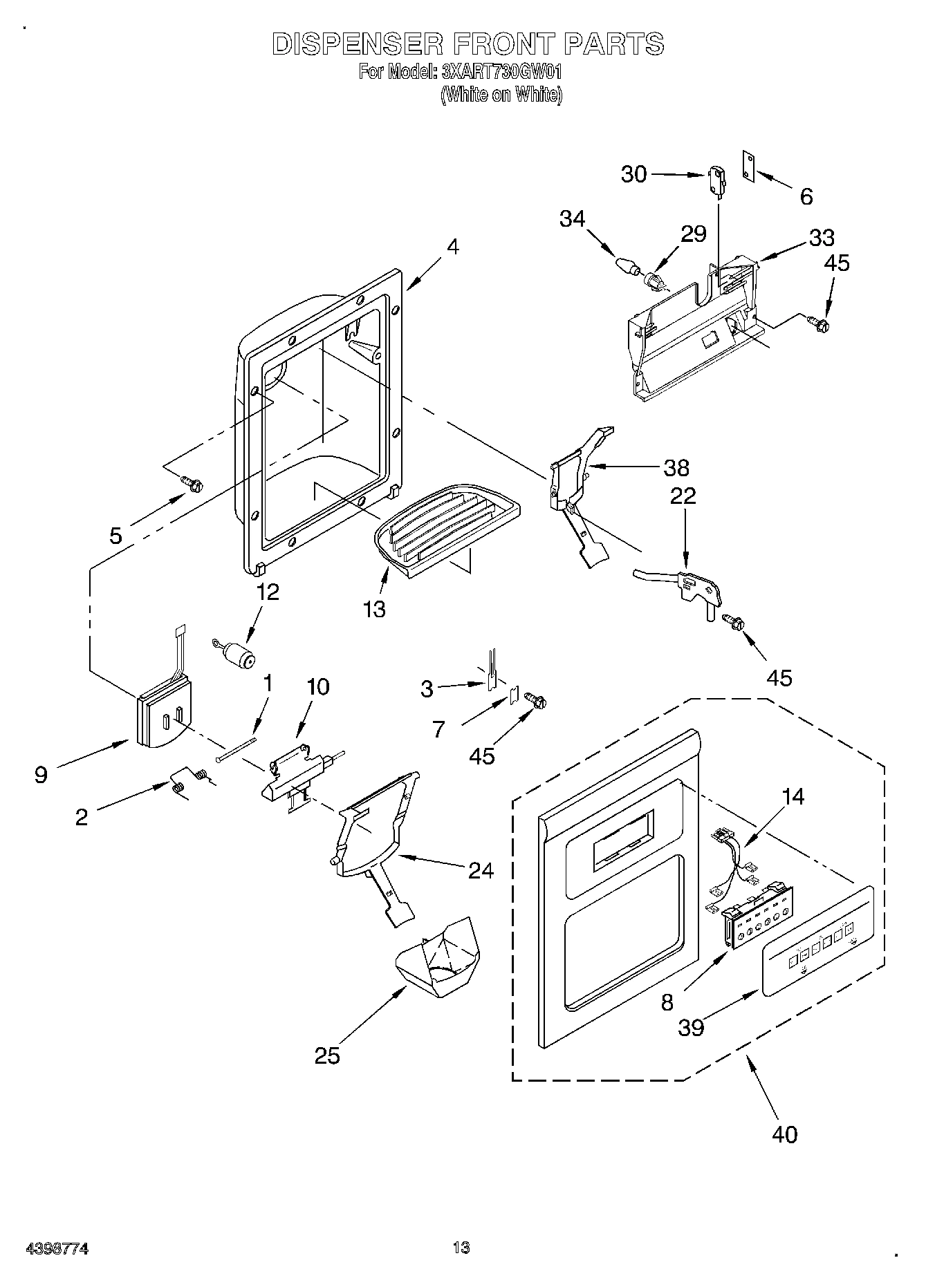 07 - DISPENSER FRONT