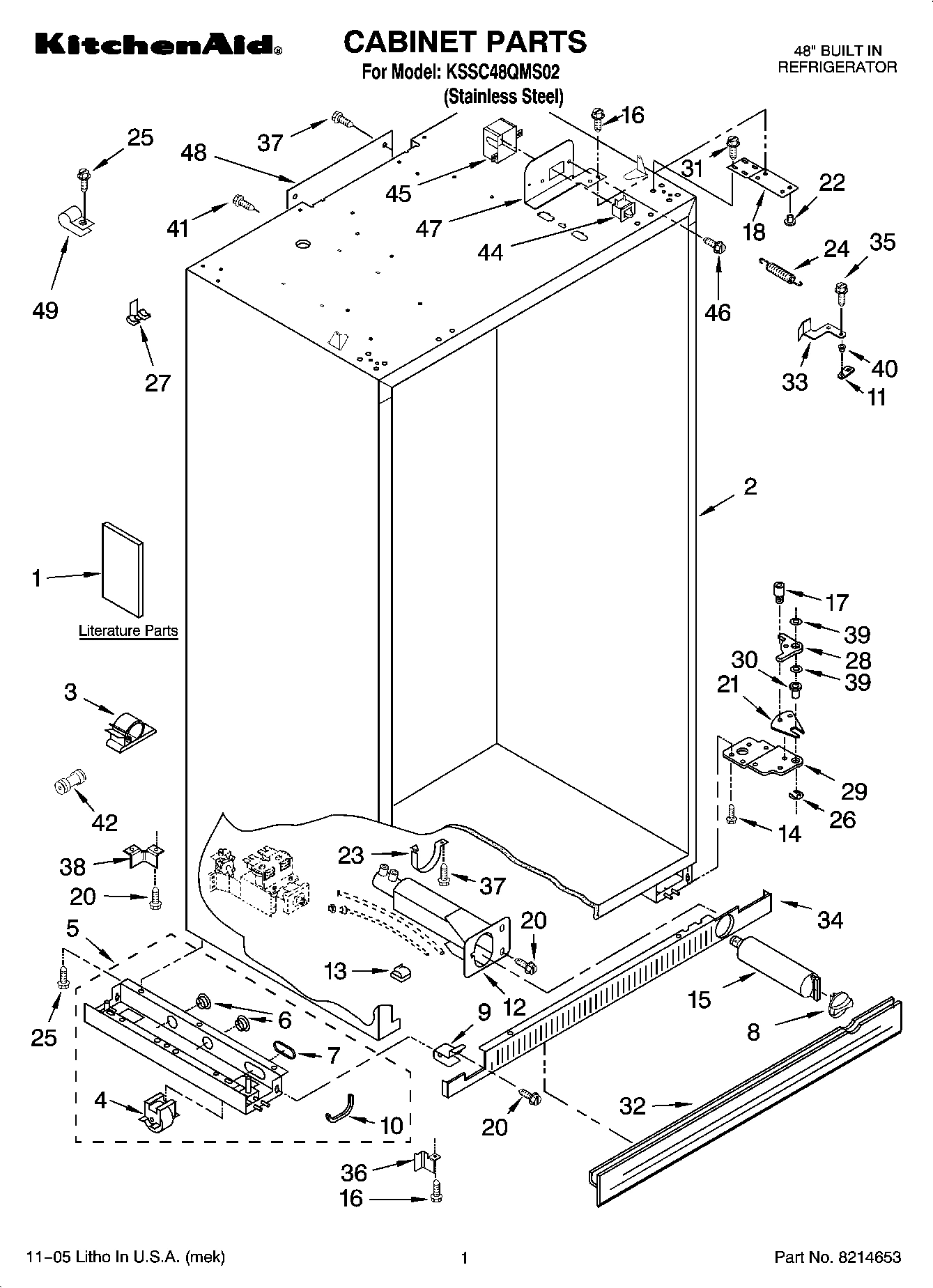 01 - CABINET PARTS