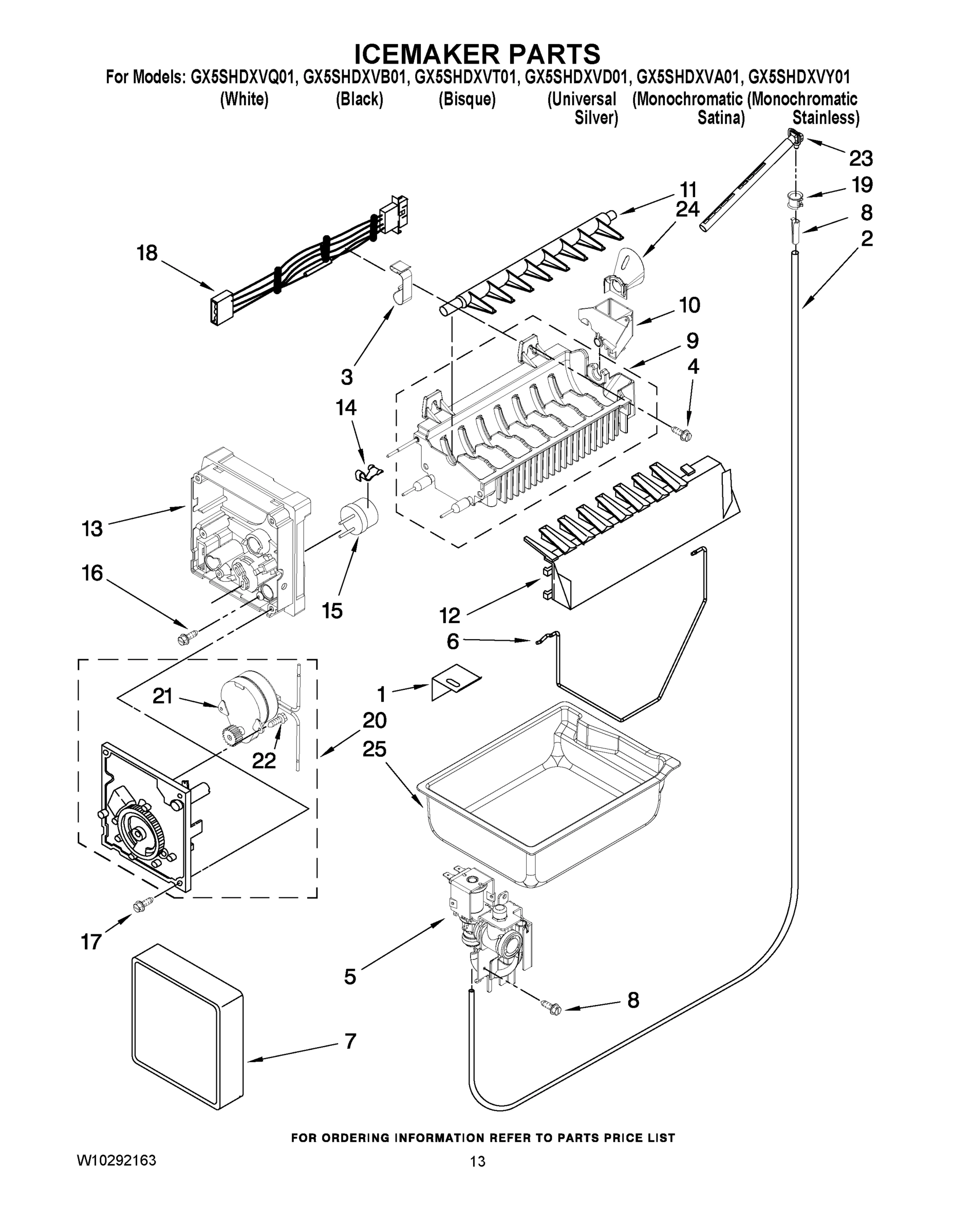 08 - ICEMAKER PARTS