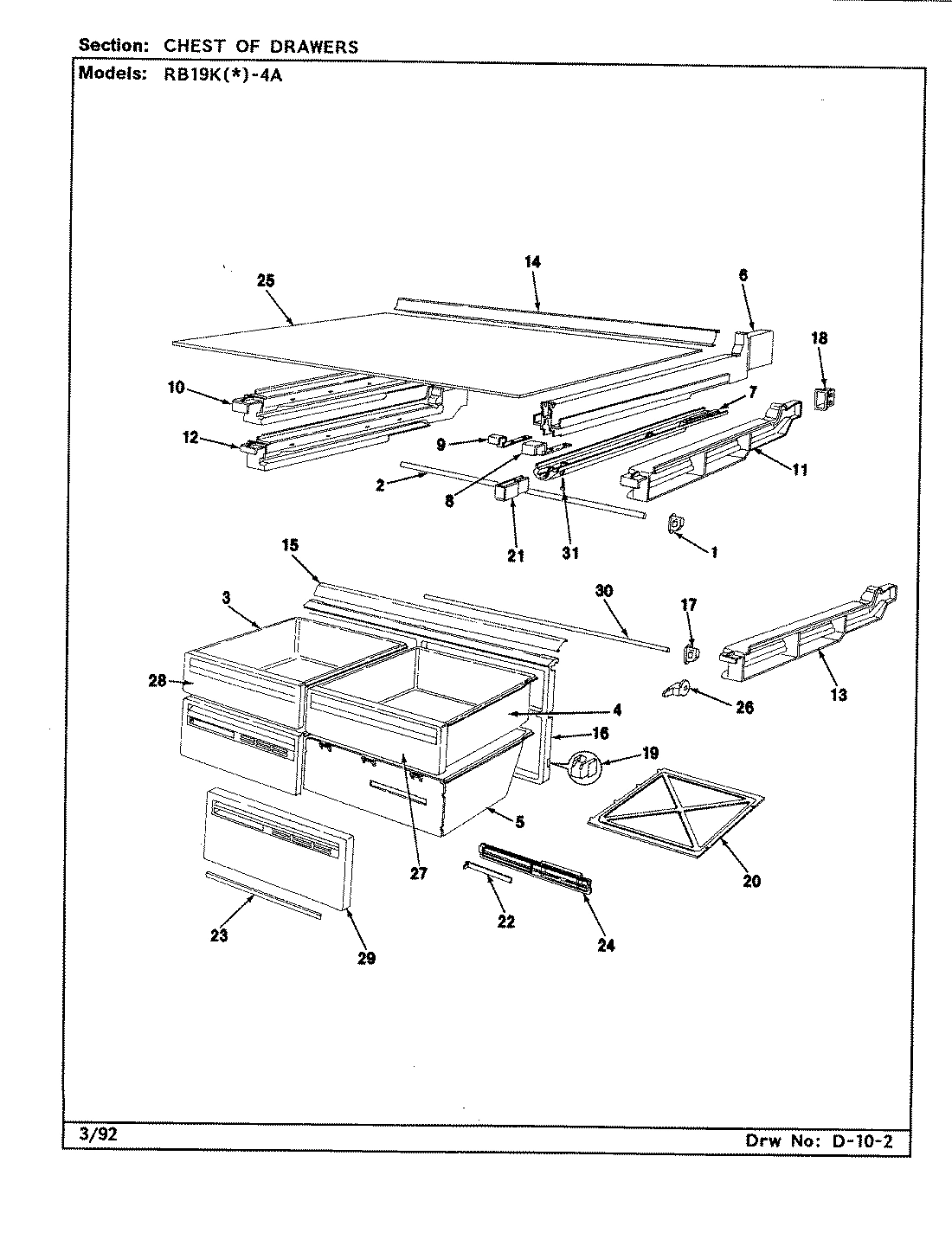 01 - CHEST OF DRAWERS