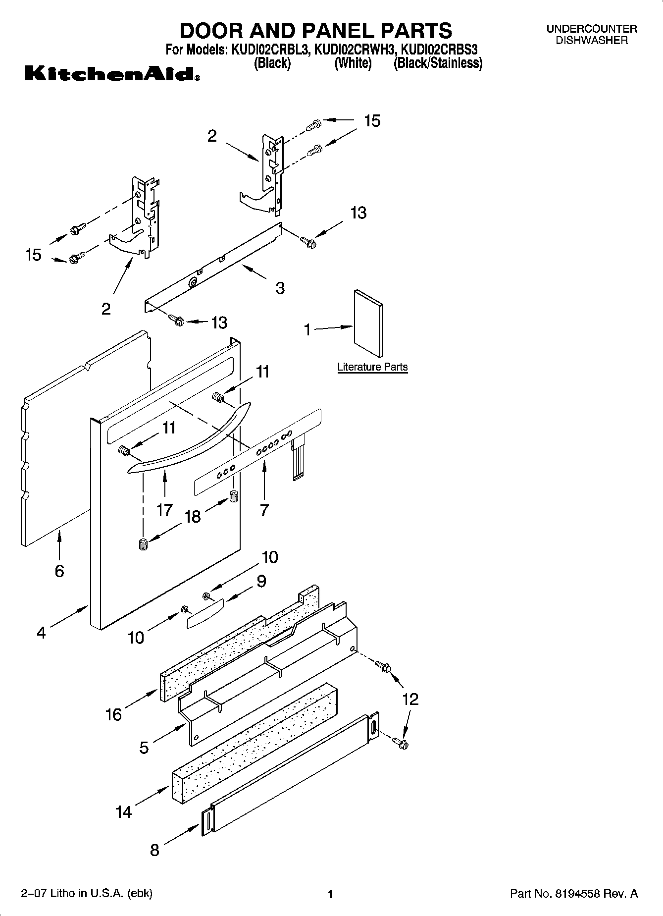 01 - DOOR AND PANEL PARTS