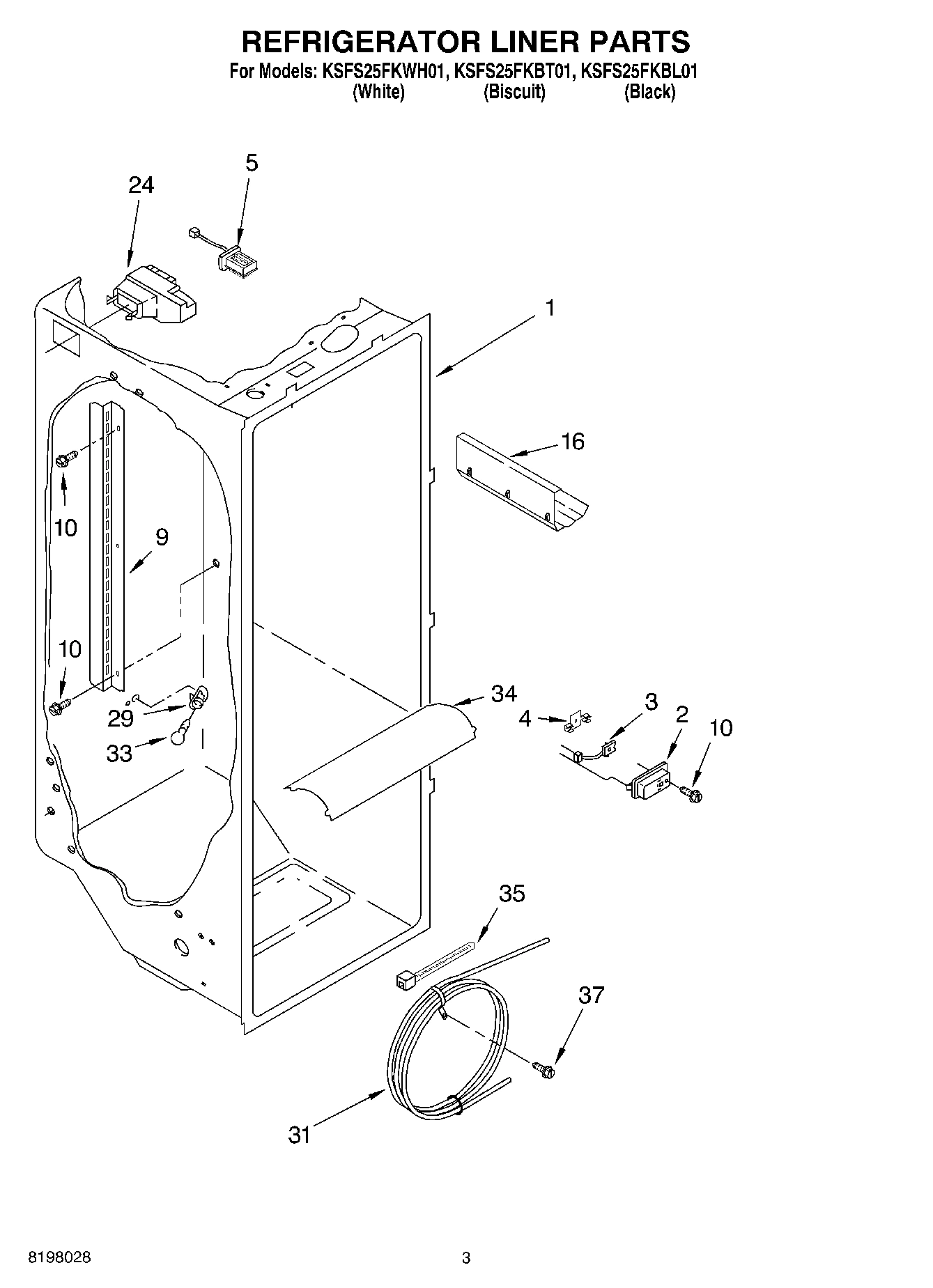 02 - REFRIGERATOR LINER