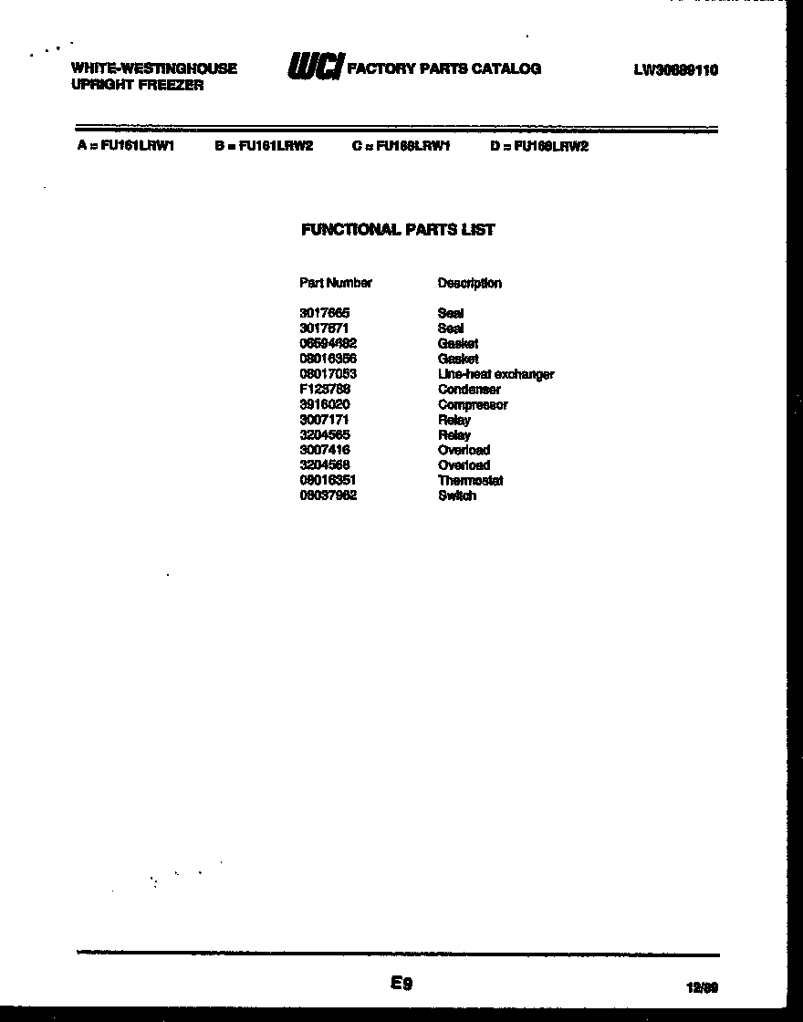 05 - SYSTEM AND AUTOMATIC DEFROST PARTS