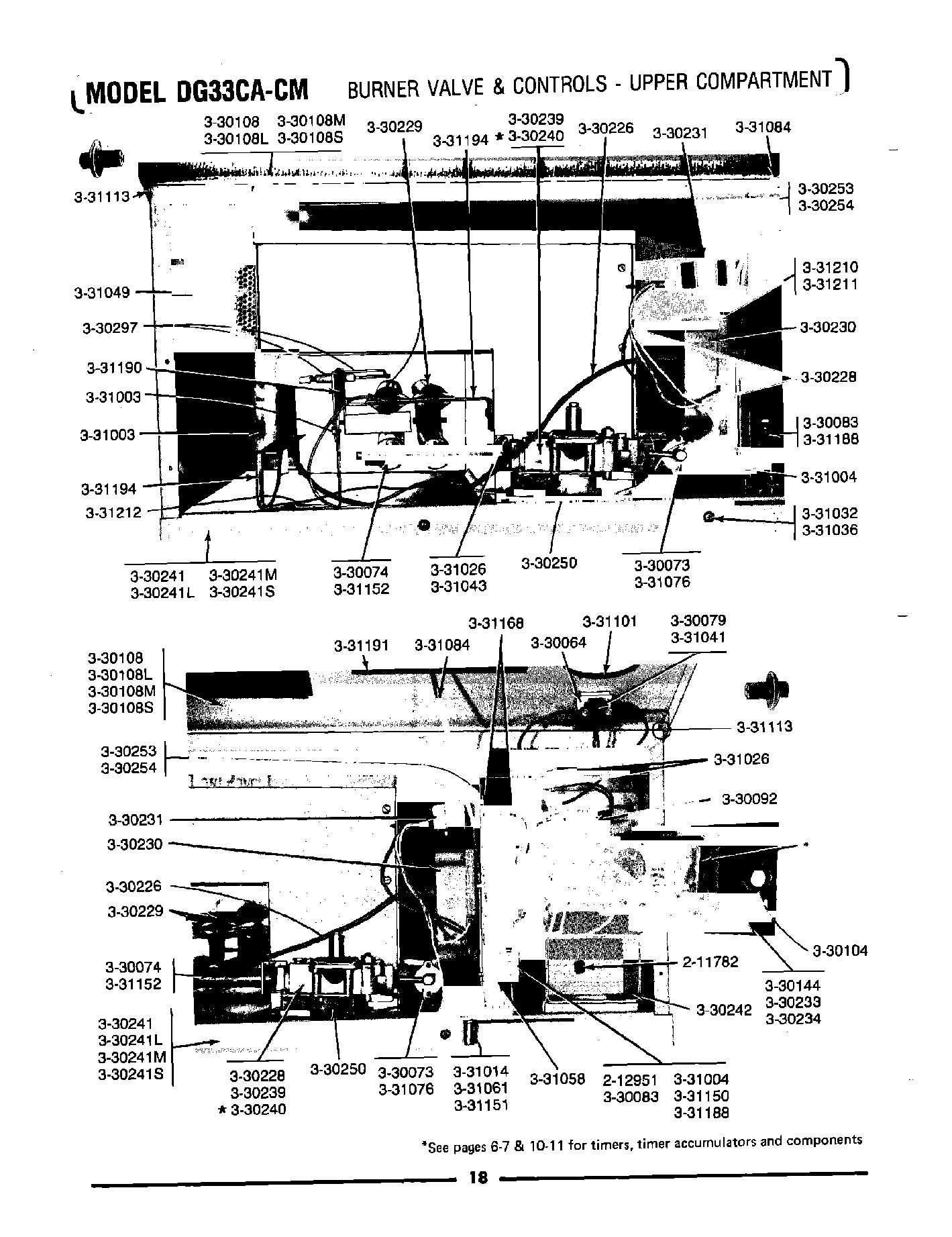 08 - BURNER VALVE & CONTROLS-UPPER COMP.