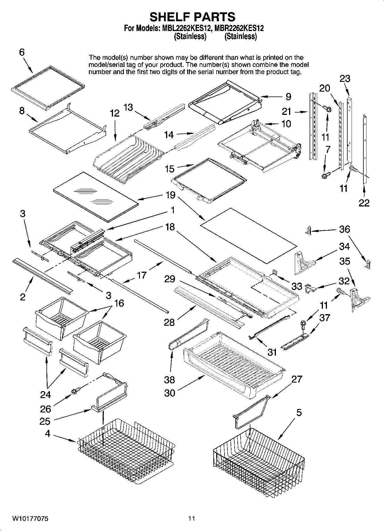 07 - SHELF PARTS