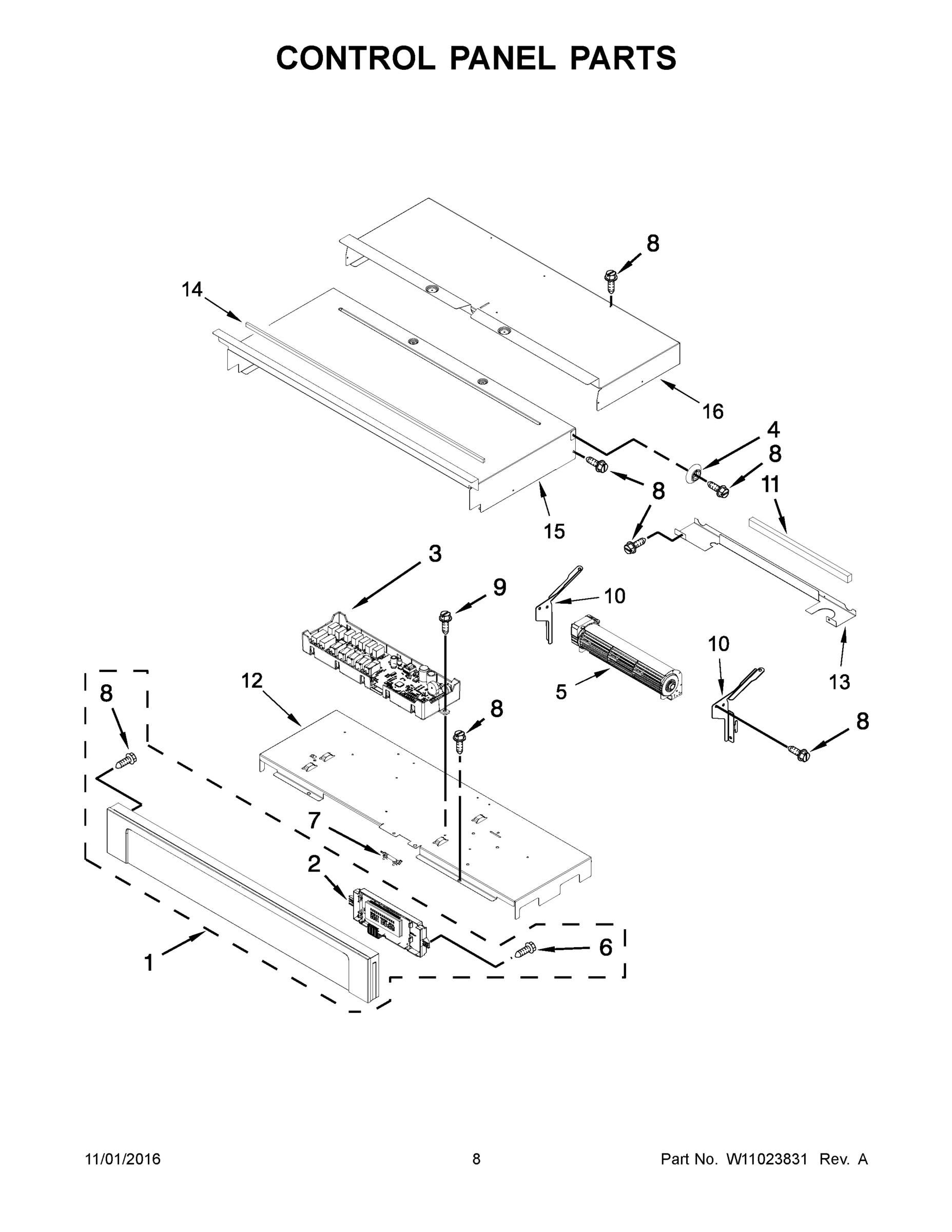 05 - CONTROL PANEL PARTS