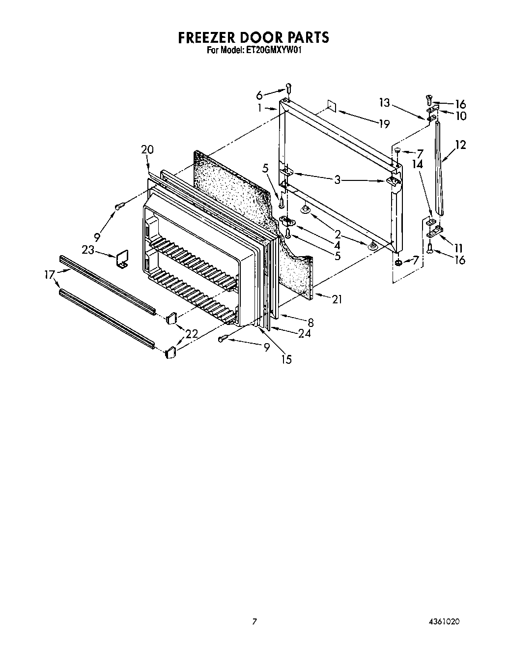 05 - FREEZER DOOR
