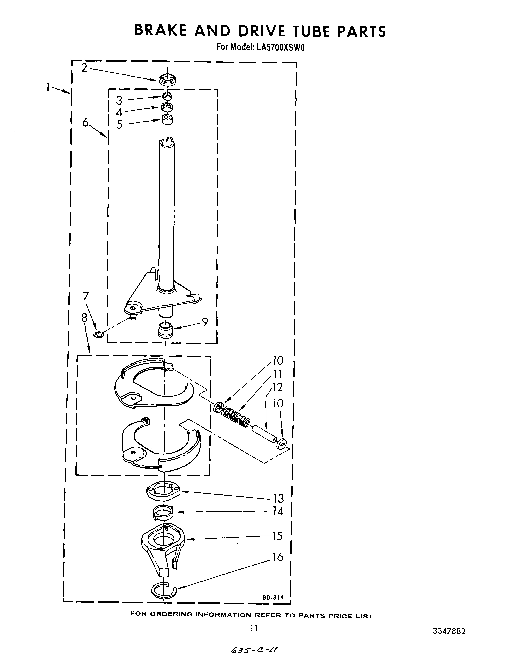 09 - BRAKE AND DRIVE TUBE