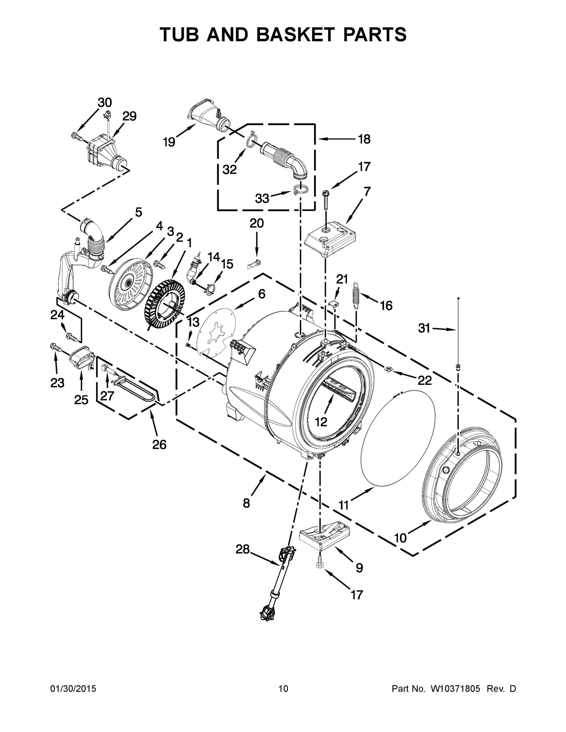 06 - TUB AND BASKET PARTS