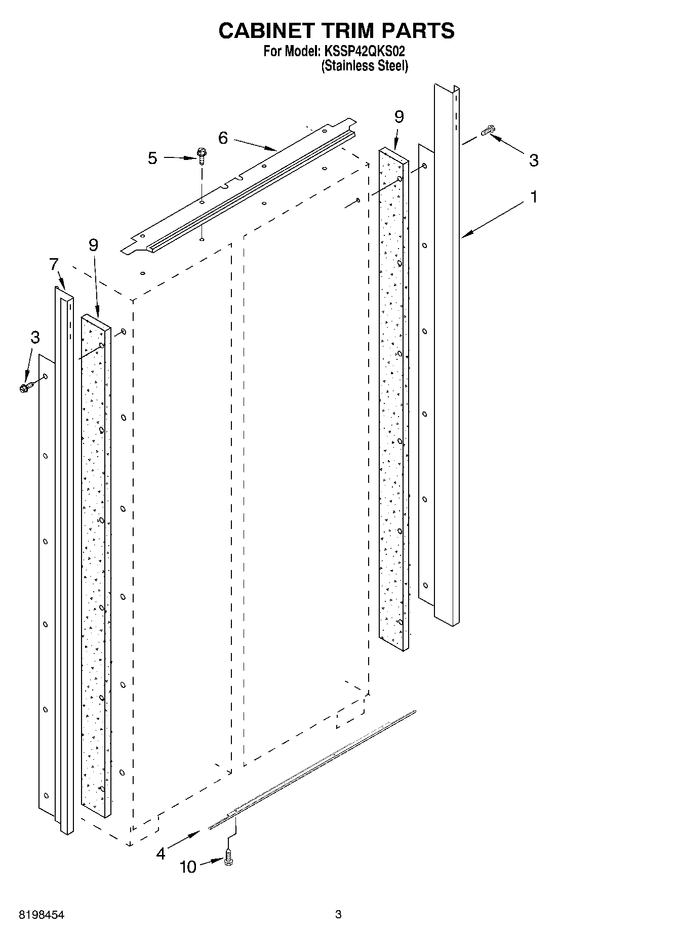 02 - CABINET TRIM PARTS