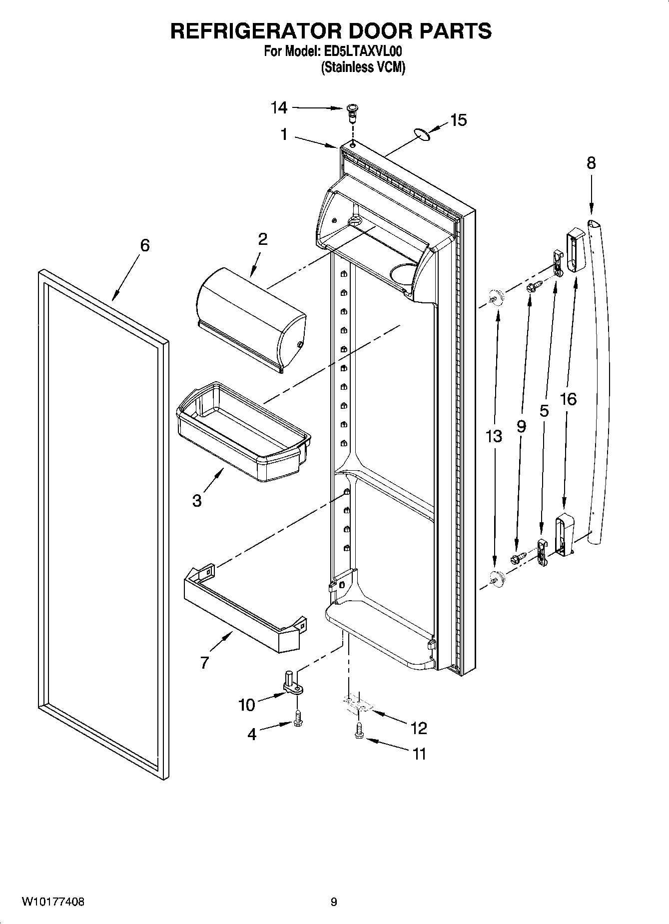 06 - REFRIGERATOR DOOR PARTS