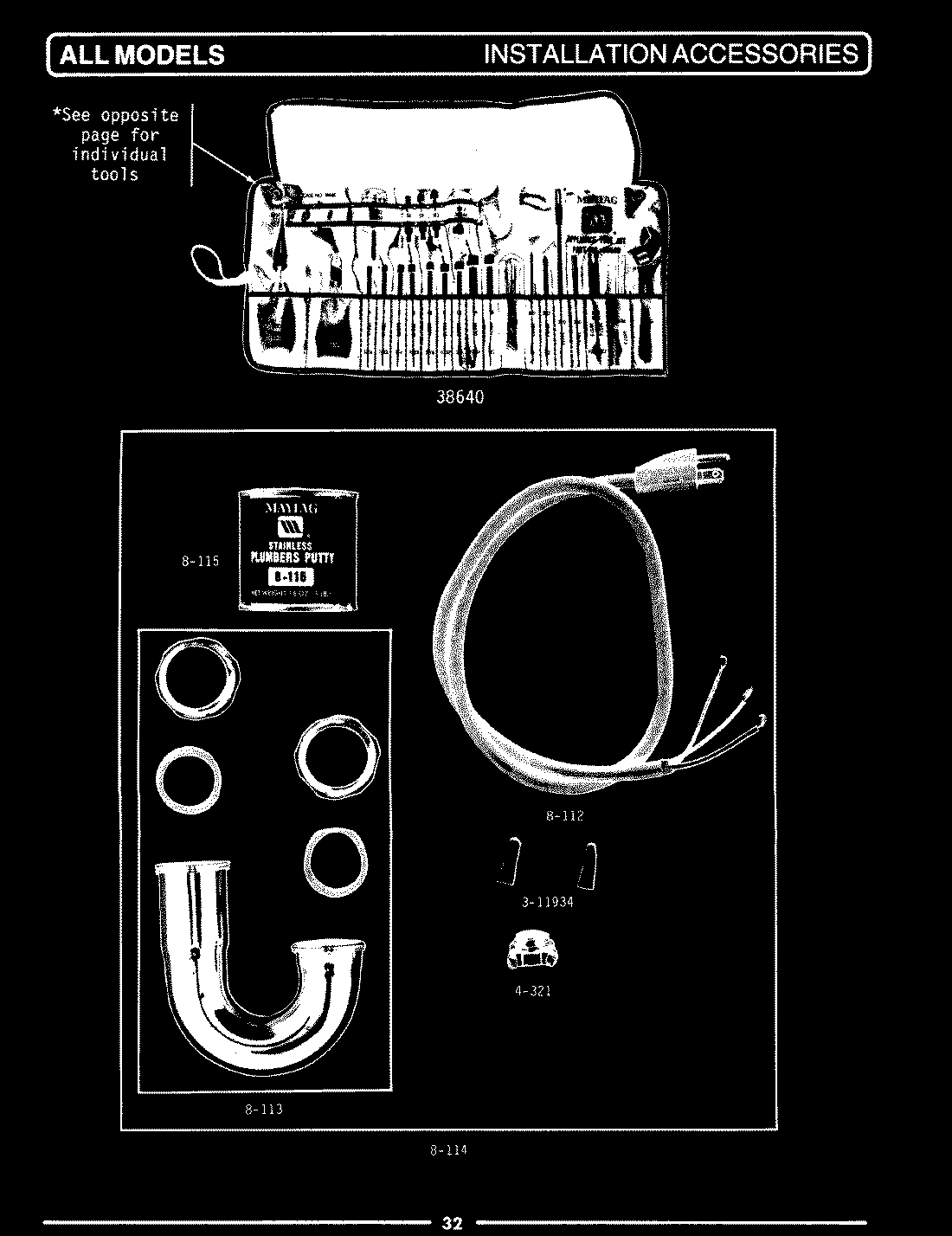 10 - INSTALLATION ACCESSORIES