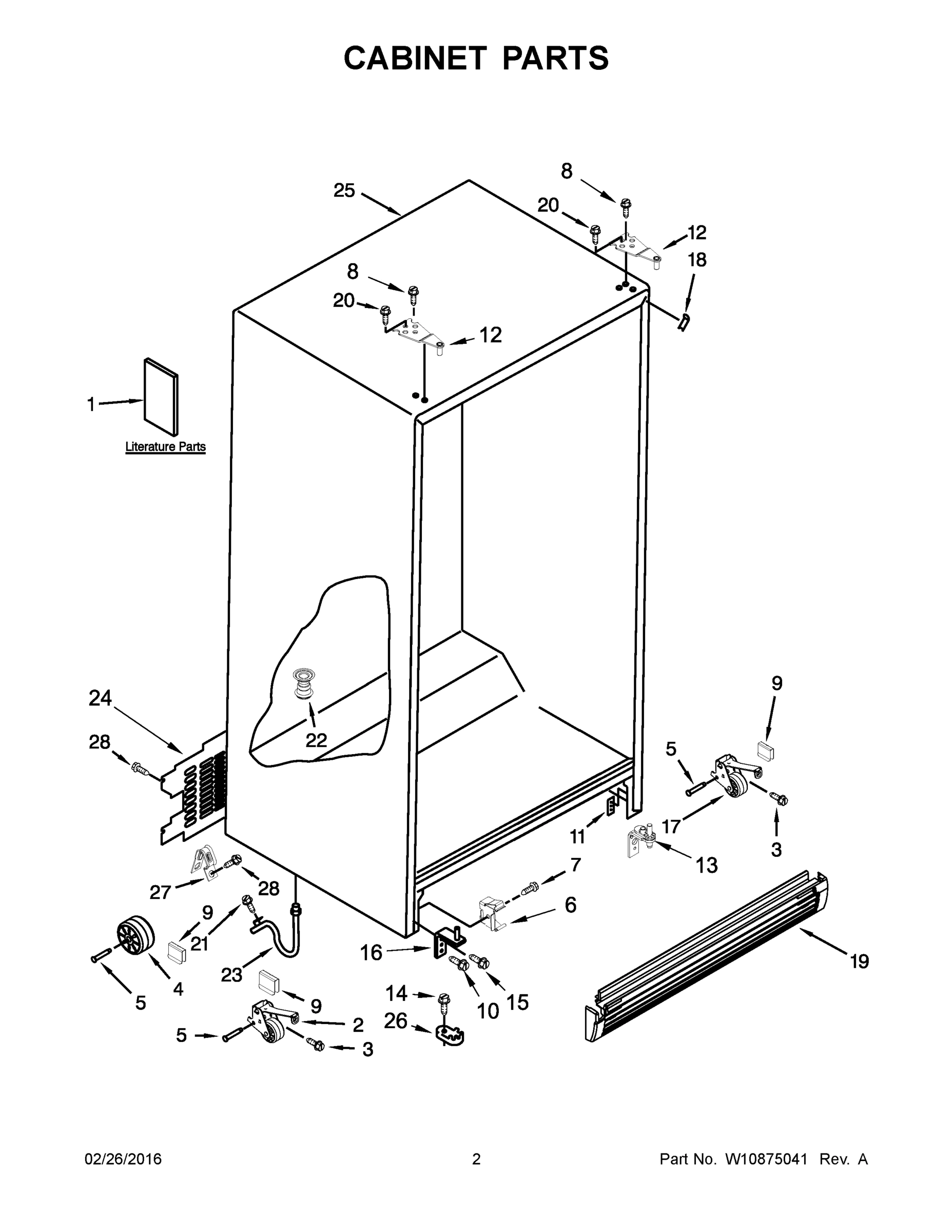 02 - CABINET PARTS