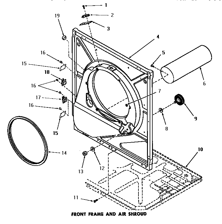 12 - FRONT FRAME & AIR SHROUD