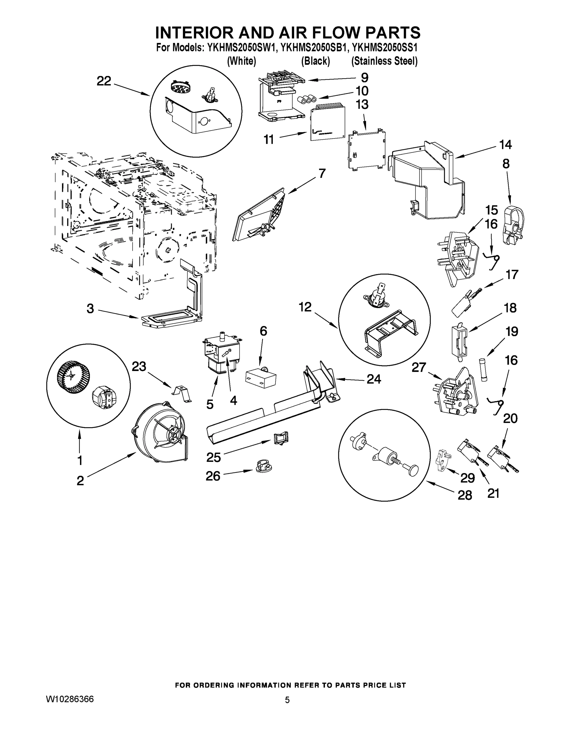 04 - INTERIOR AND AIR FLOW PARTS
