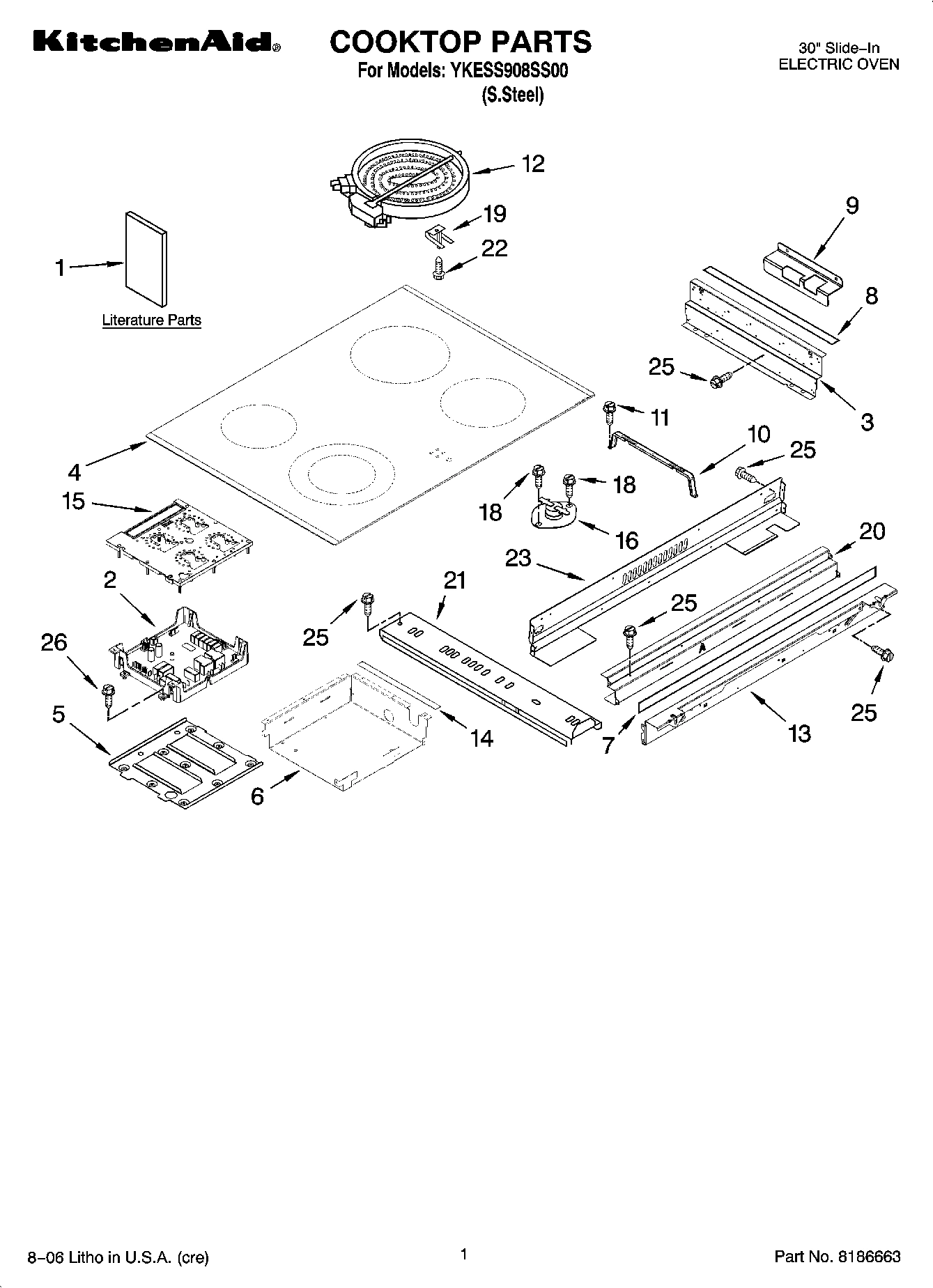 01 - COOKTOP PARTS