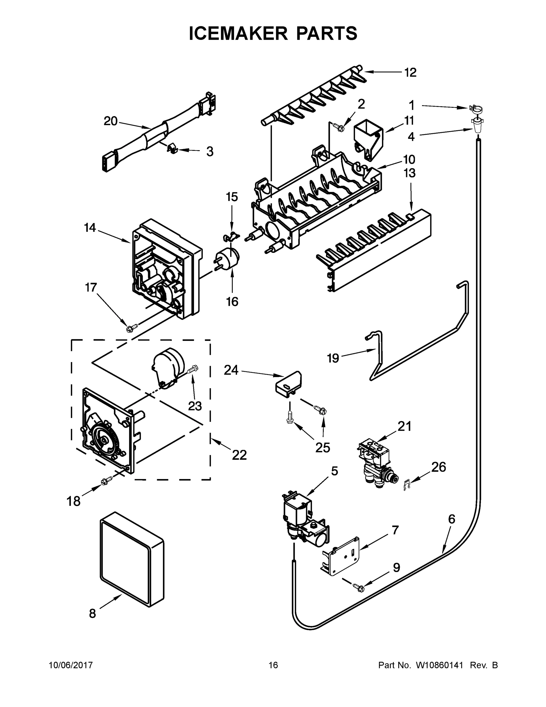 09 - ICEMAKER PARTS