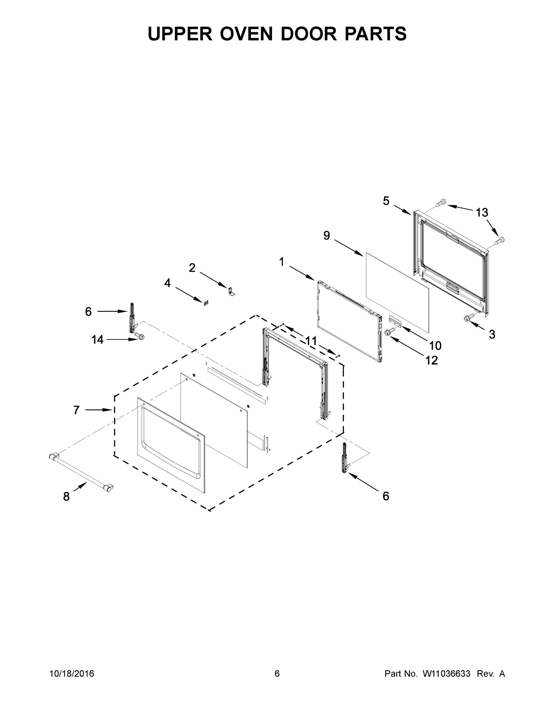 04 - UPPER OVEN DOOR PARTS